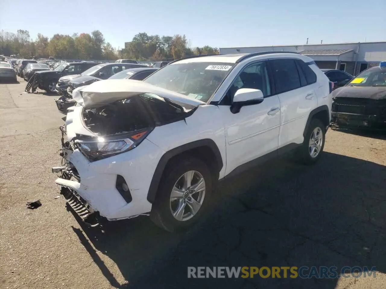 1 Photograph of a damaged car 2T3P1RFV0MC254538 TOYOTA RAV4 2021