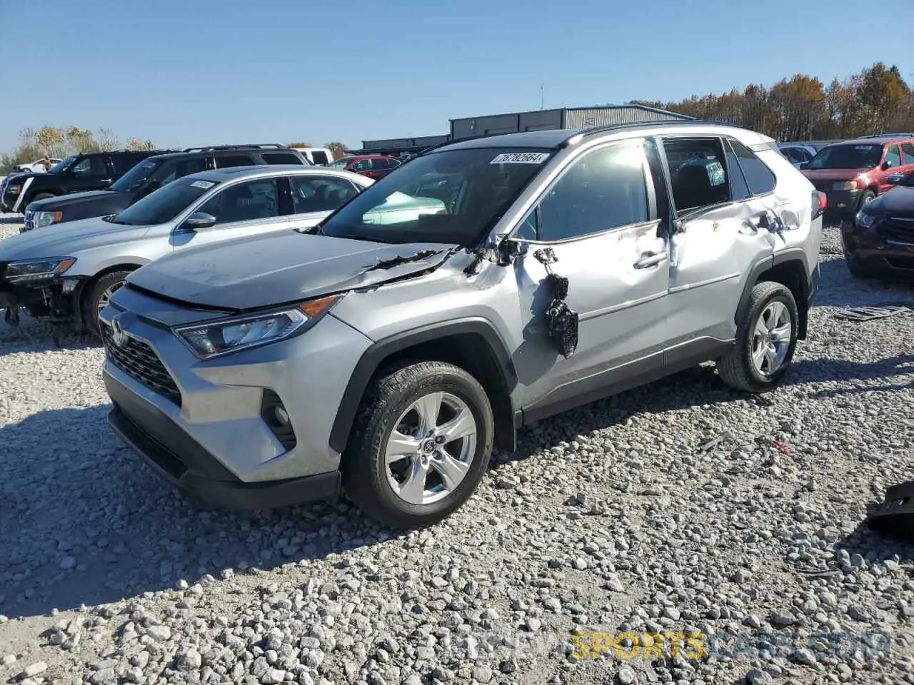 1 Photograph of a damaged car 2T3P1RFV0MW171657 TOYOTA RAV4 2021
