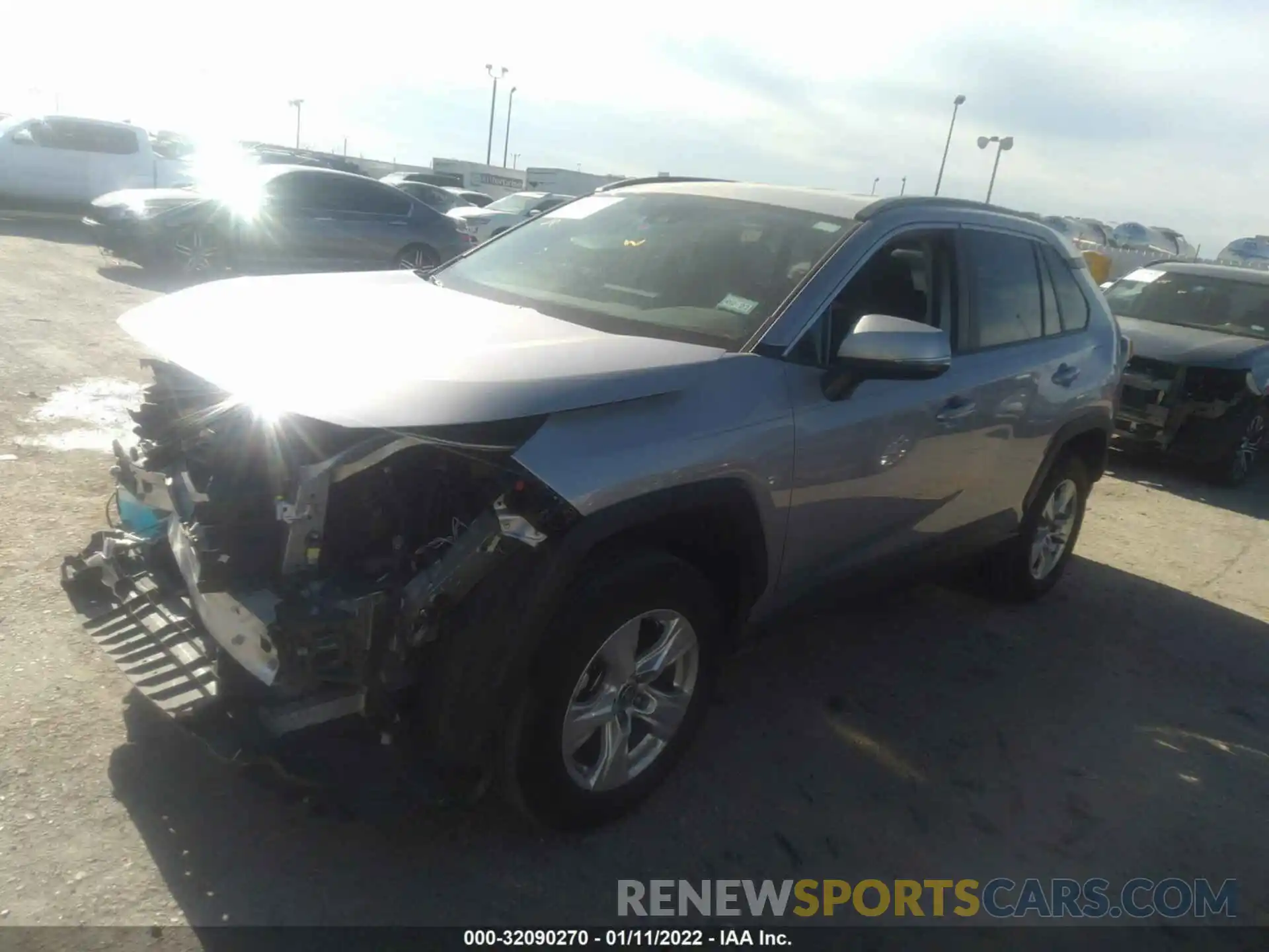 2 Photograph of a damaged car 2T3P1RFV0MW175207 TOYOTA RAV4 2021