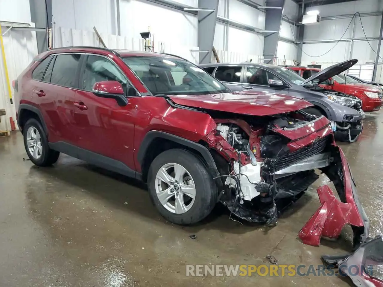 4 Photograph of a damaged car 2T3P1RFV0MW206150 TOYOTA RAV4 2021