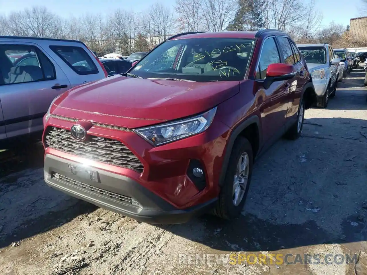 2 Photograph of a damaged car 2T3P1RFV0MW212742 TOYOTA RAV4 2021