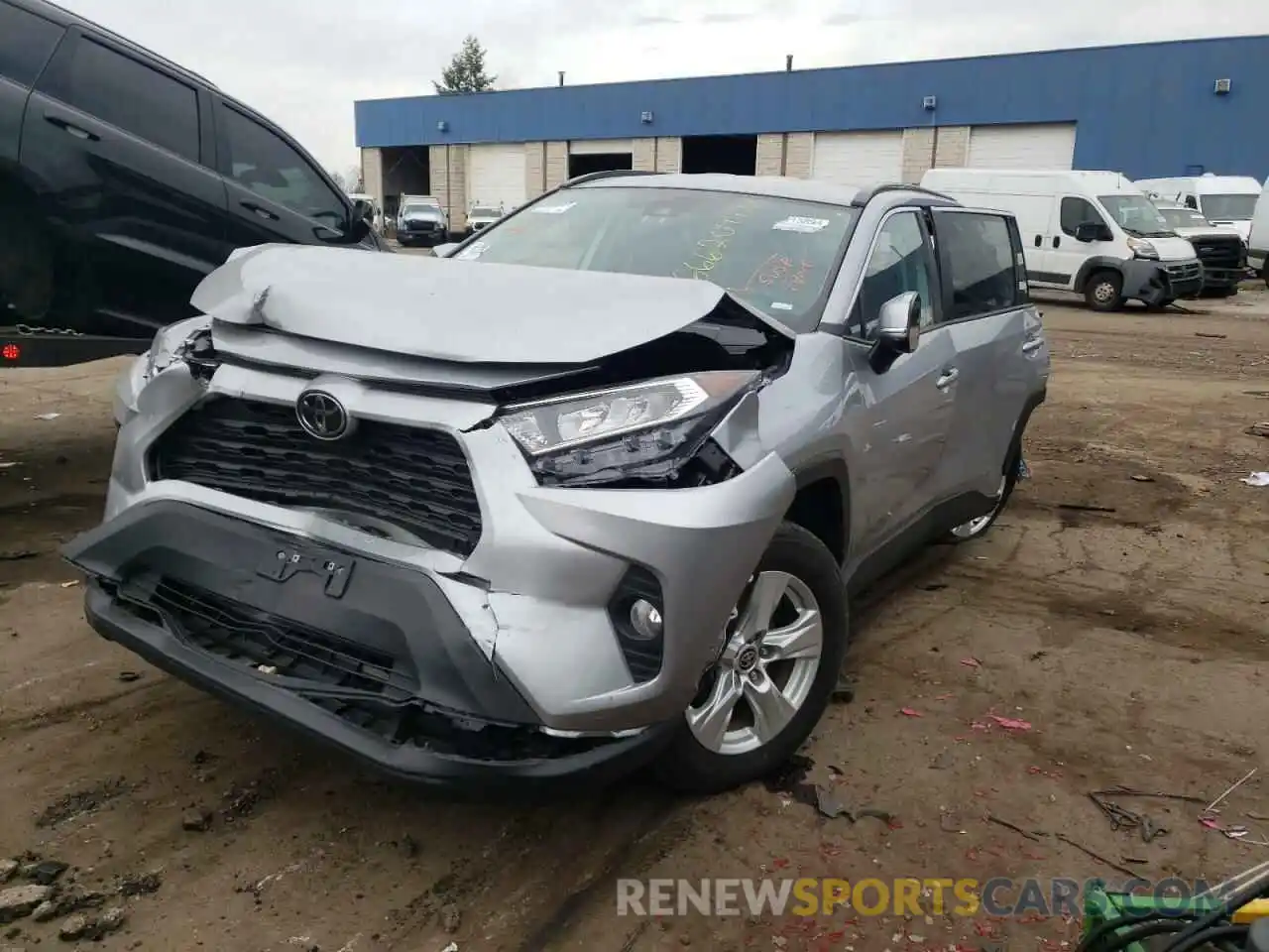 2 Photograph of a damaged car 2T3P1RFV0MW214104 TOYOTA RAV4 2021