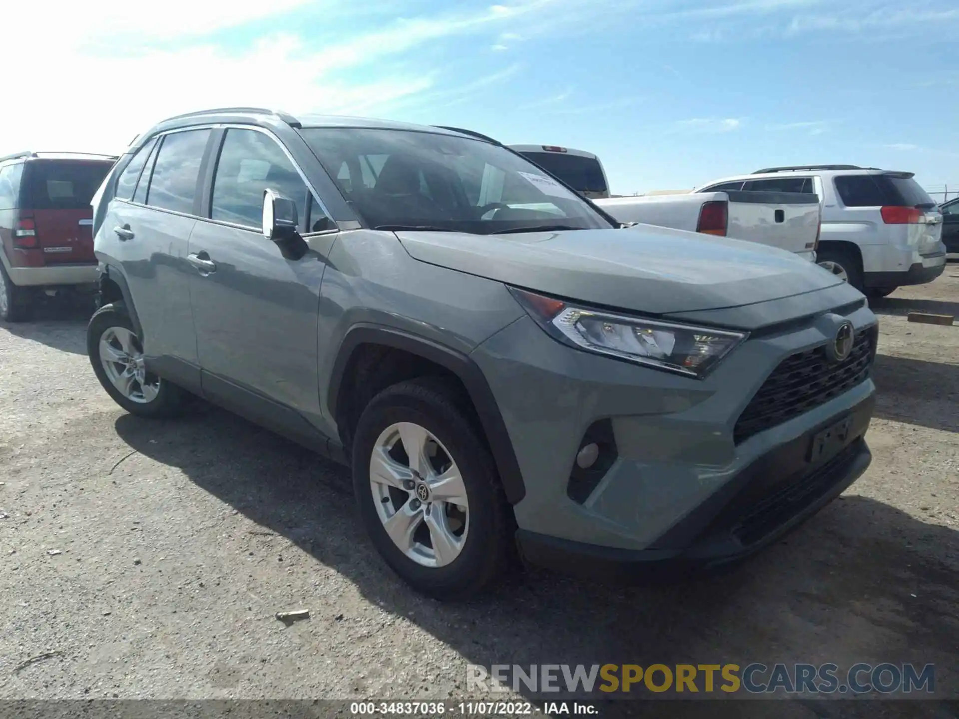 1 Photograph of a damaged car 2T3P1RFV0MW214507 TOYOTA RAV4 2021