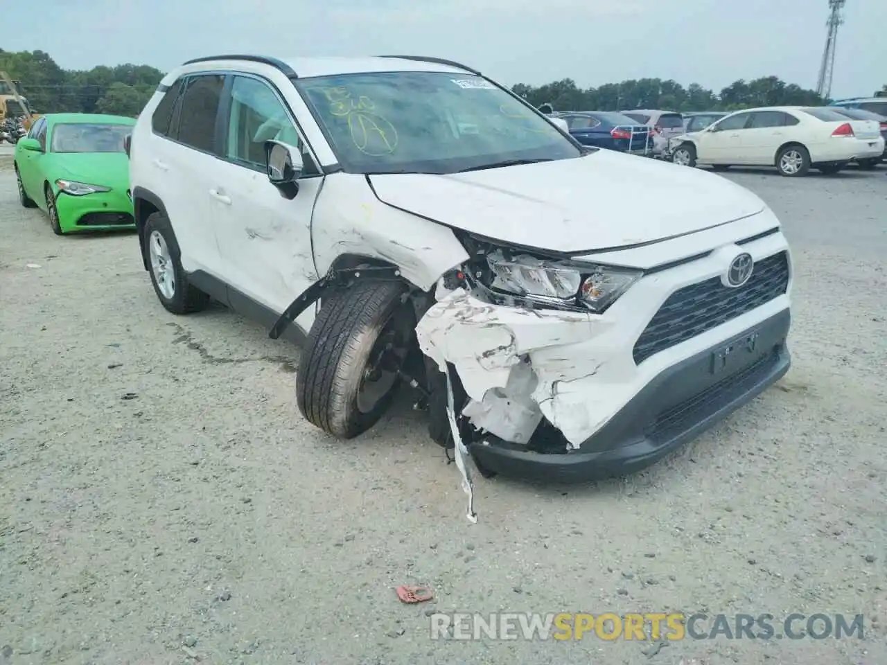 1 Photograph of a damaged car 2T3P1RFV1MC170597 TOYOTA RAV4 2021