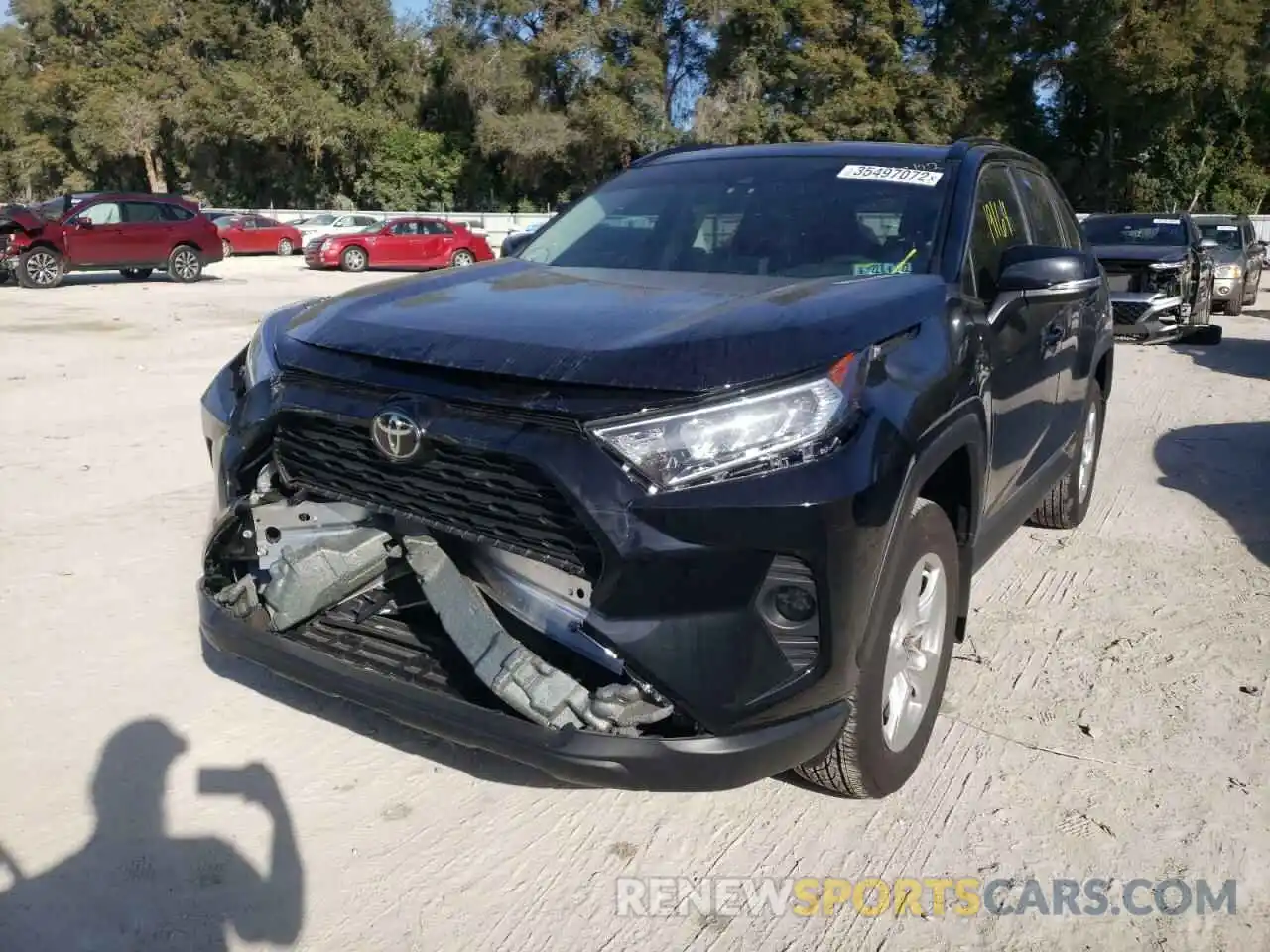 2 Photograph of a damaged car 2T3P1RFV1MC190039 TOYOTA RAV4 2021