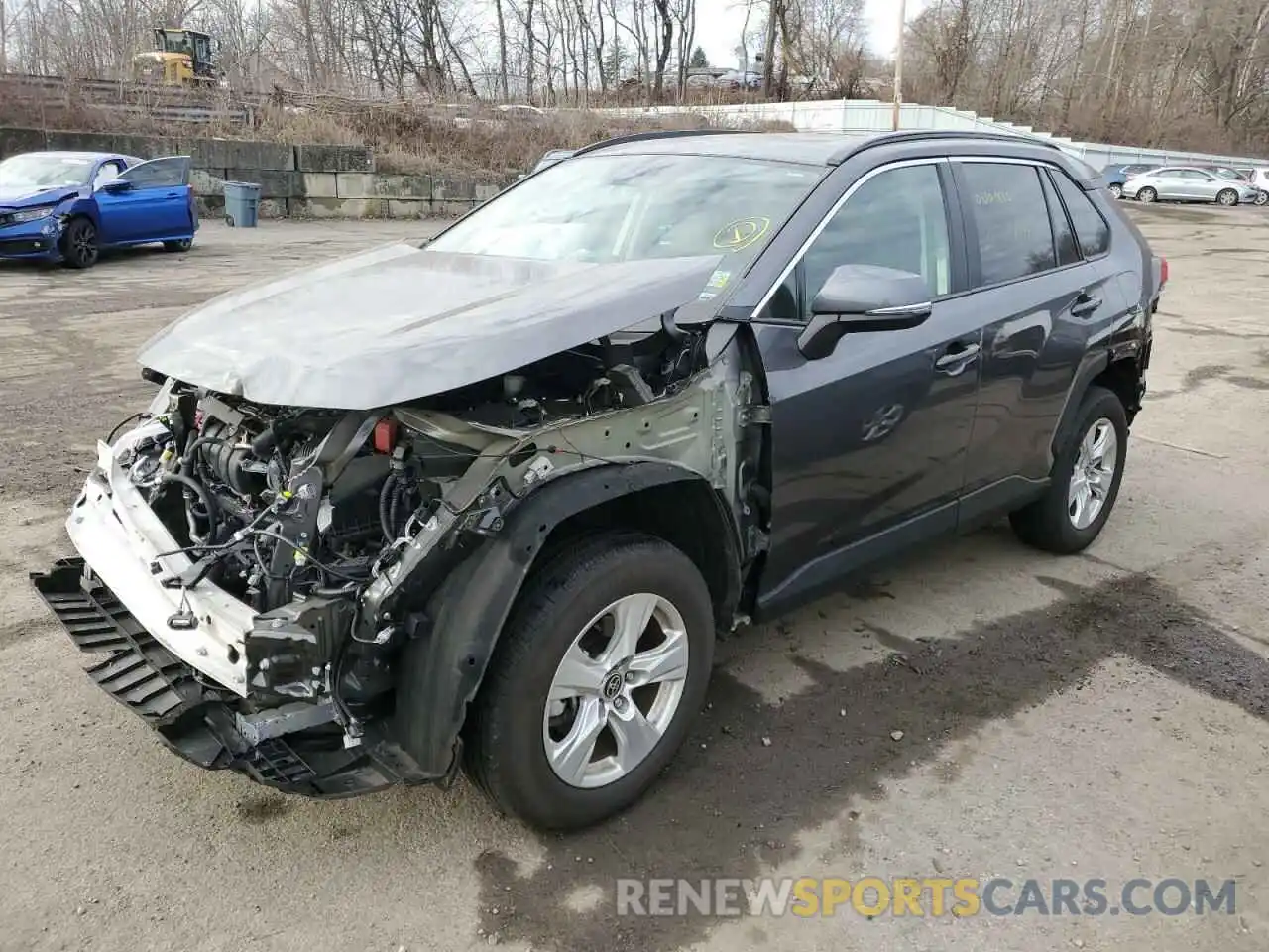 1 Photograph of a damaged car 2T3P1RFV1MC219541 TOYOTA RAV4 2021