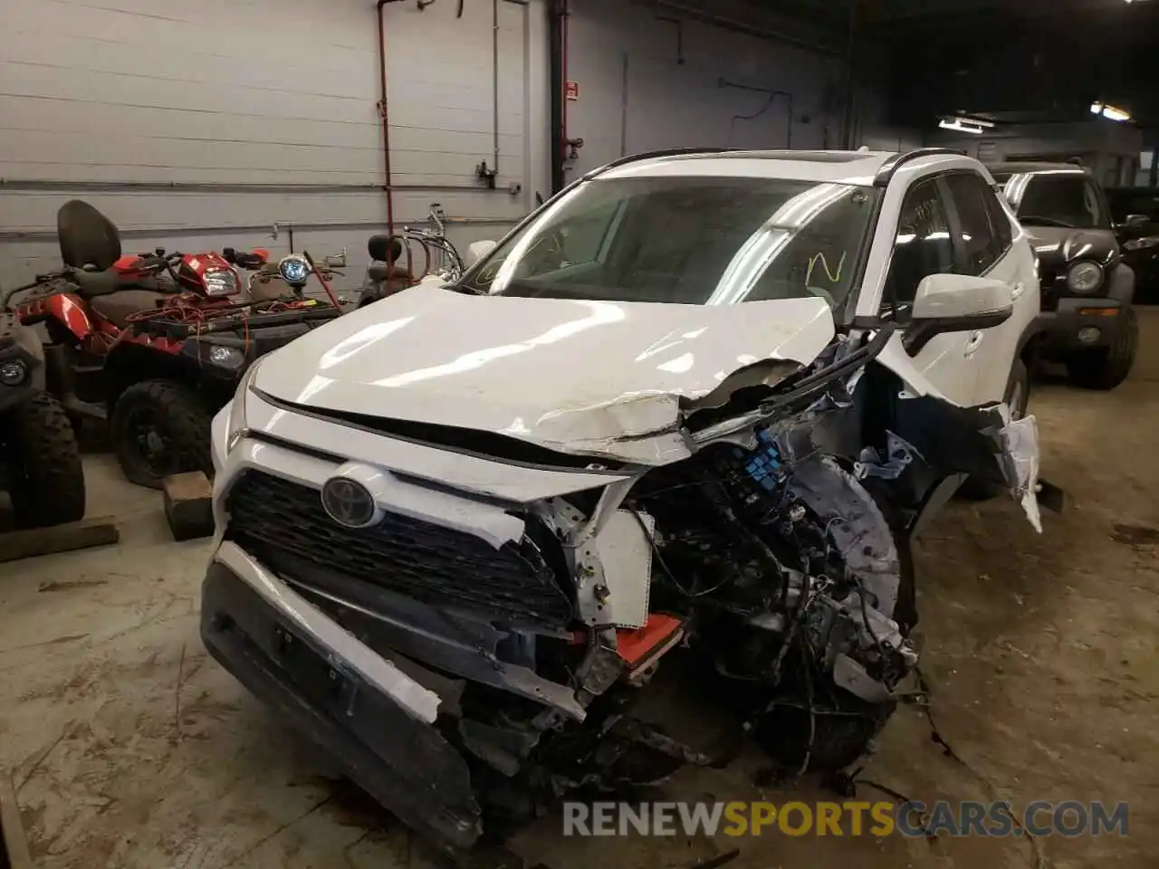 2 Photograph of a damaged car 2T3P1RFV1MC228899 TOYOTA RAV4 2021