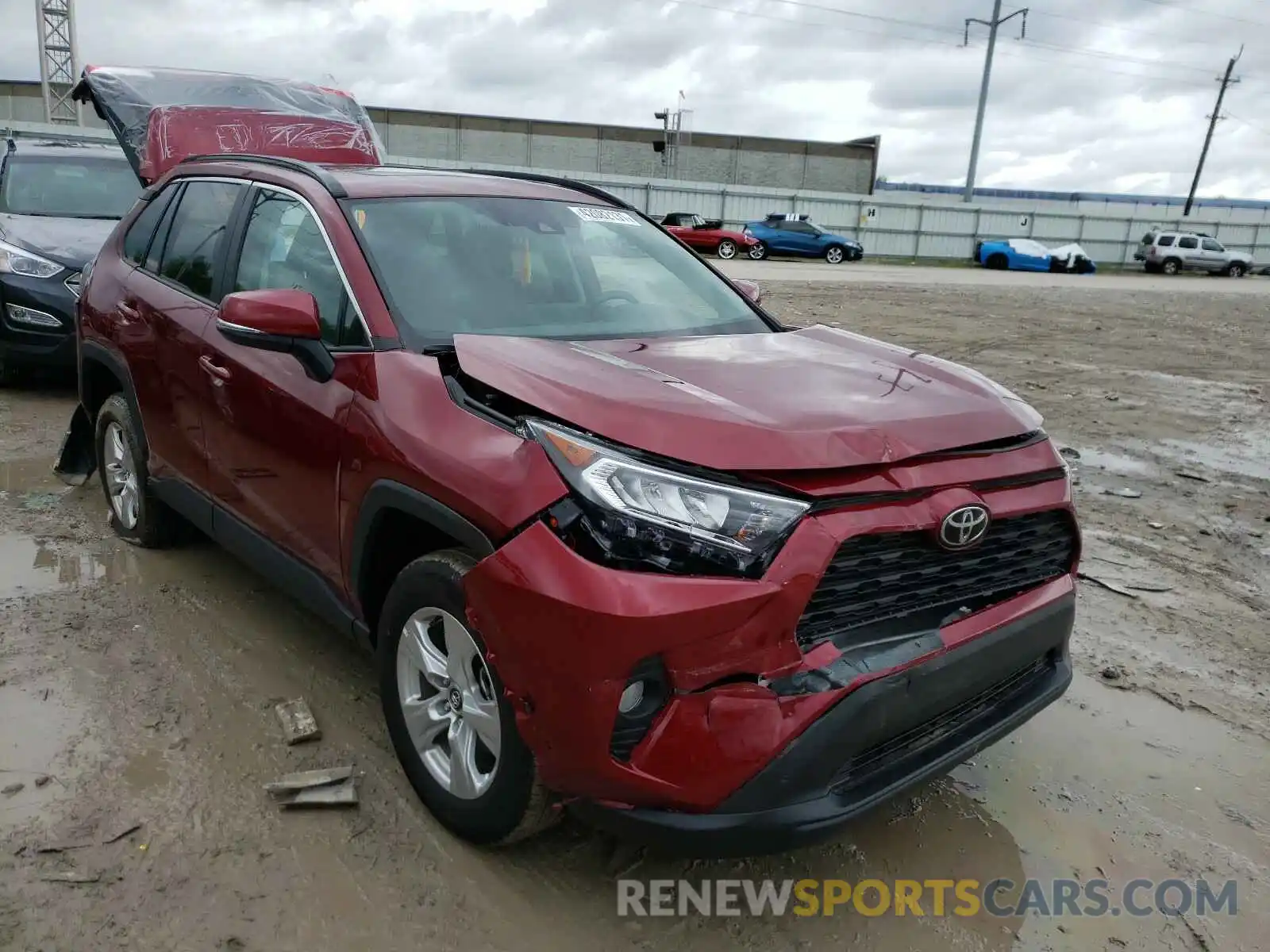 1 Photograph of a damaged car 2T3P1RFV1MW154429 TOYOTA RAV4 2021