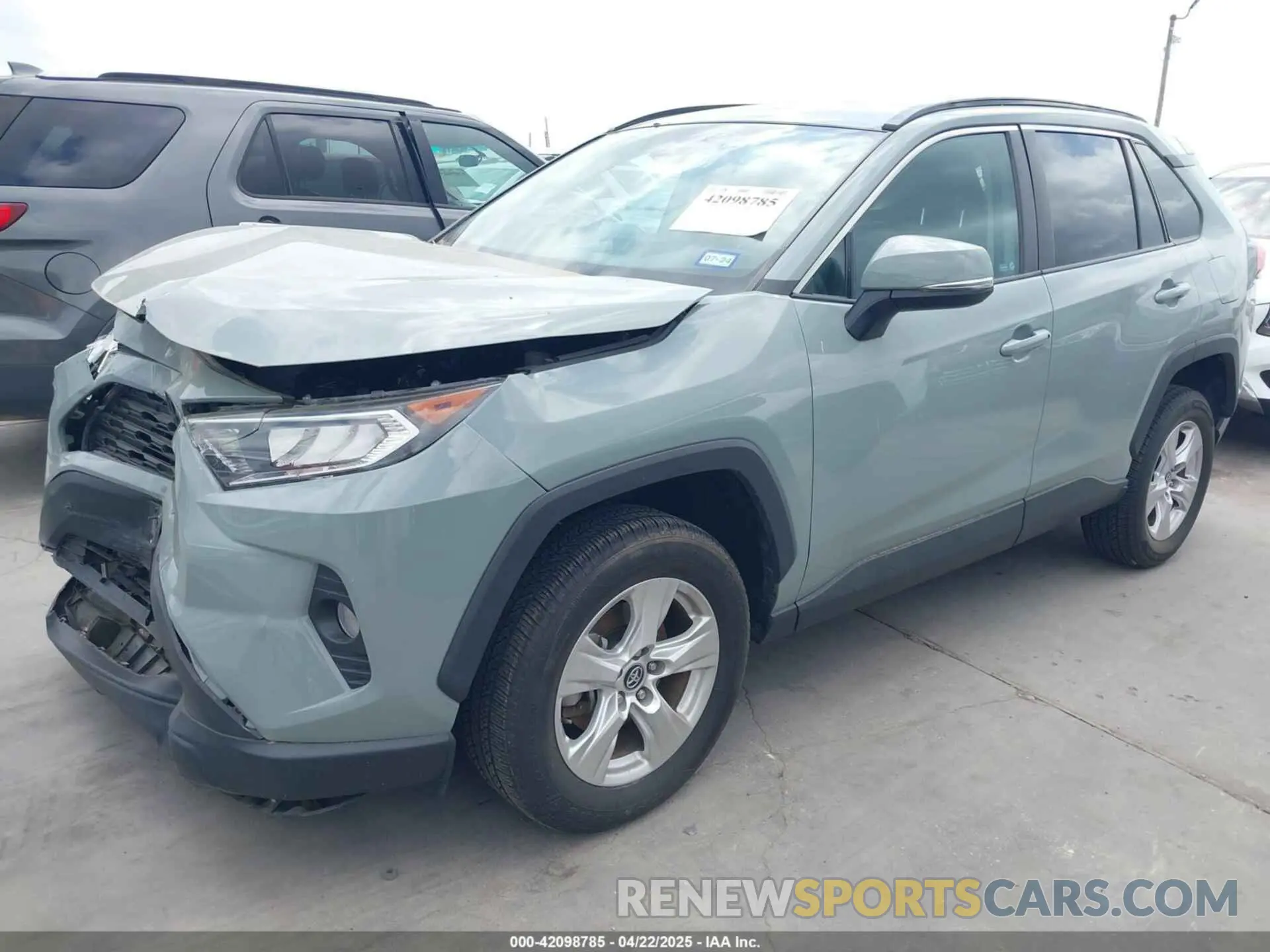 2 Photograph of a damaged car 2T3P1RFV1MW156908 TOYOTA RAV4 2021