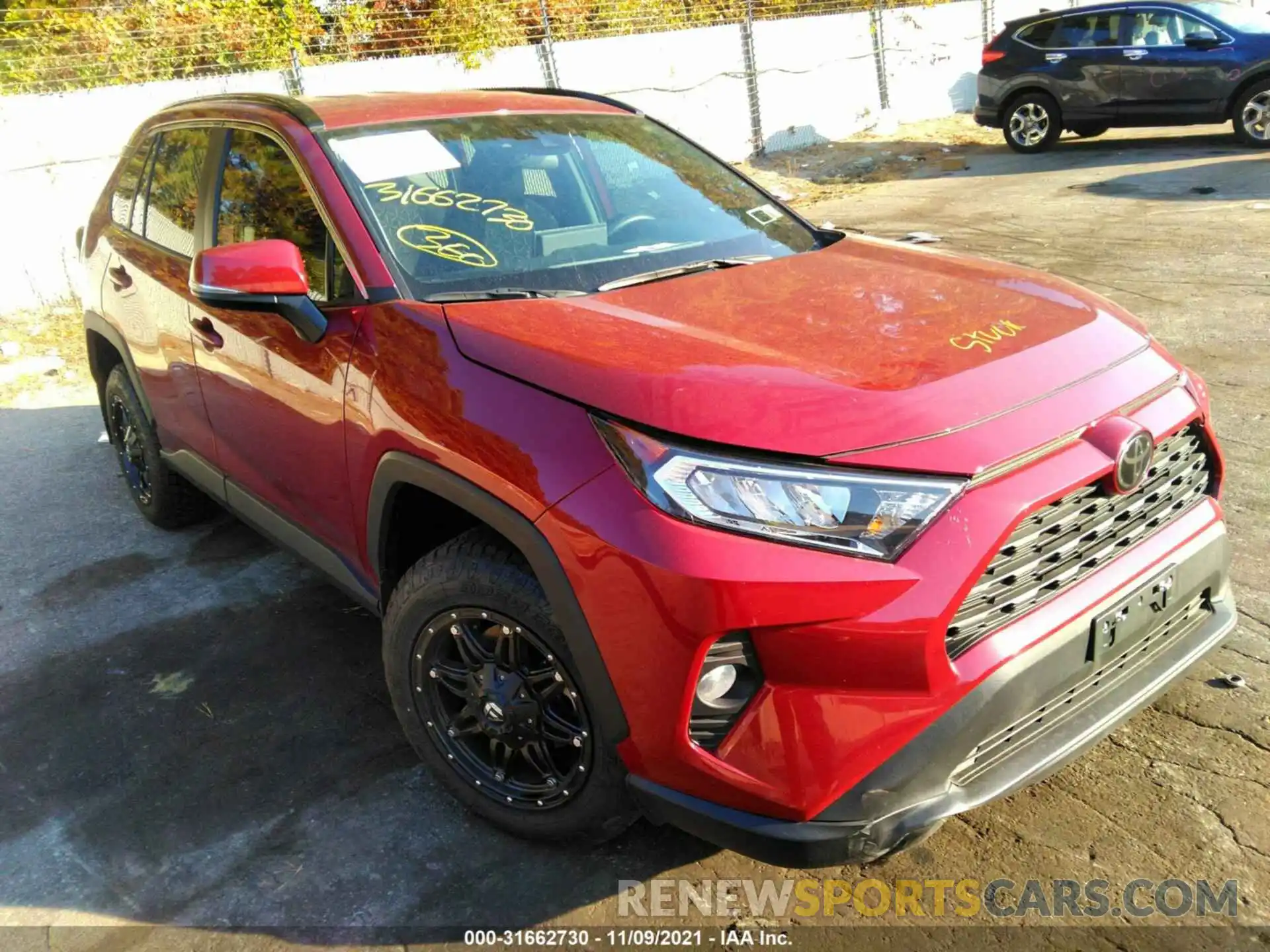 1 Photograph of a damaged car 2T3P1RFV1MW194445 TOYOTA RAV4 2021