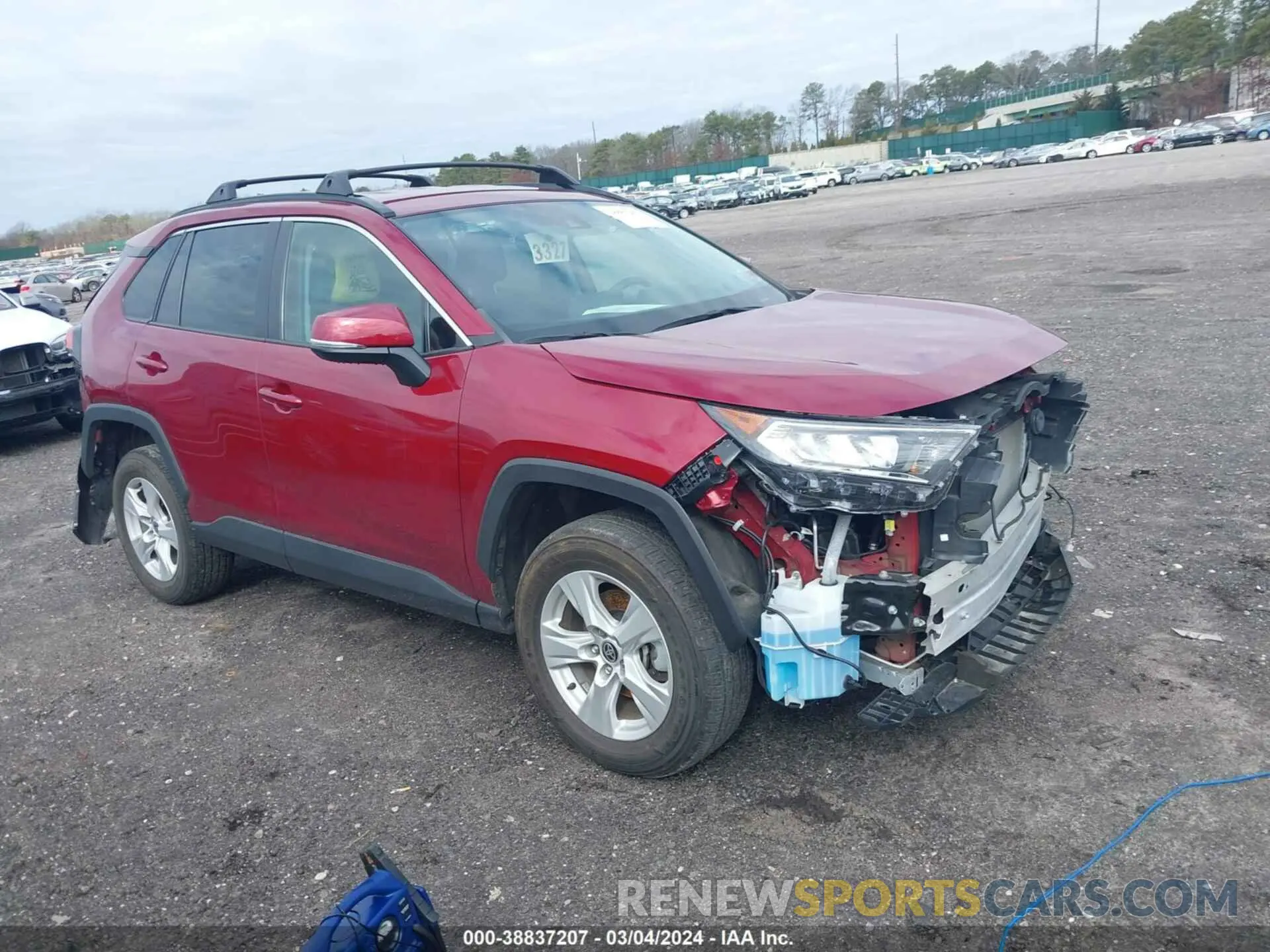 1 Photograph of a damaged car 2T3P1RFV1MW228917 TOYOTA RAV4 2021