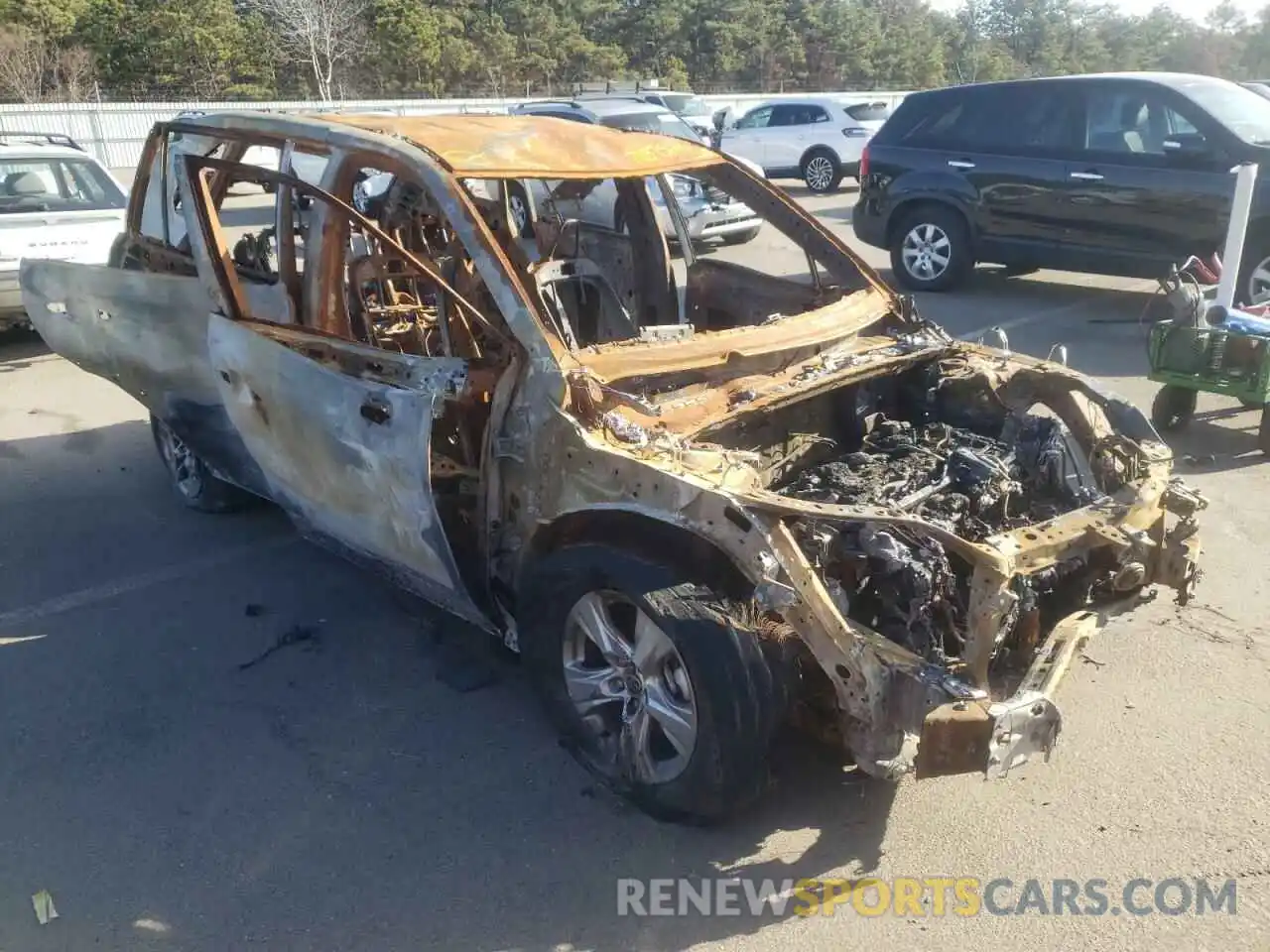 1 Photograph of a damaged car 2T3P1RFV1MW239500 TOYOTA RAV4 2021