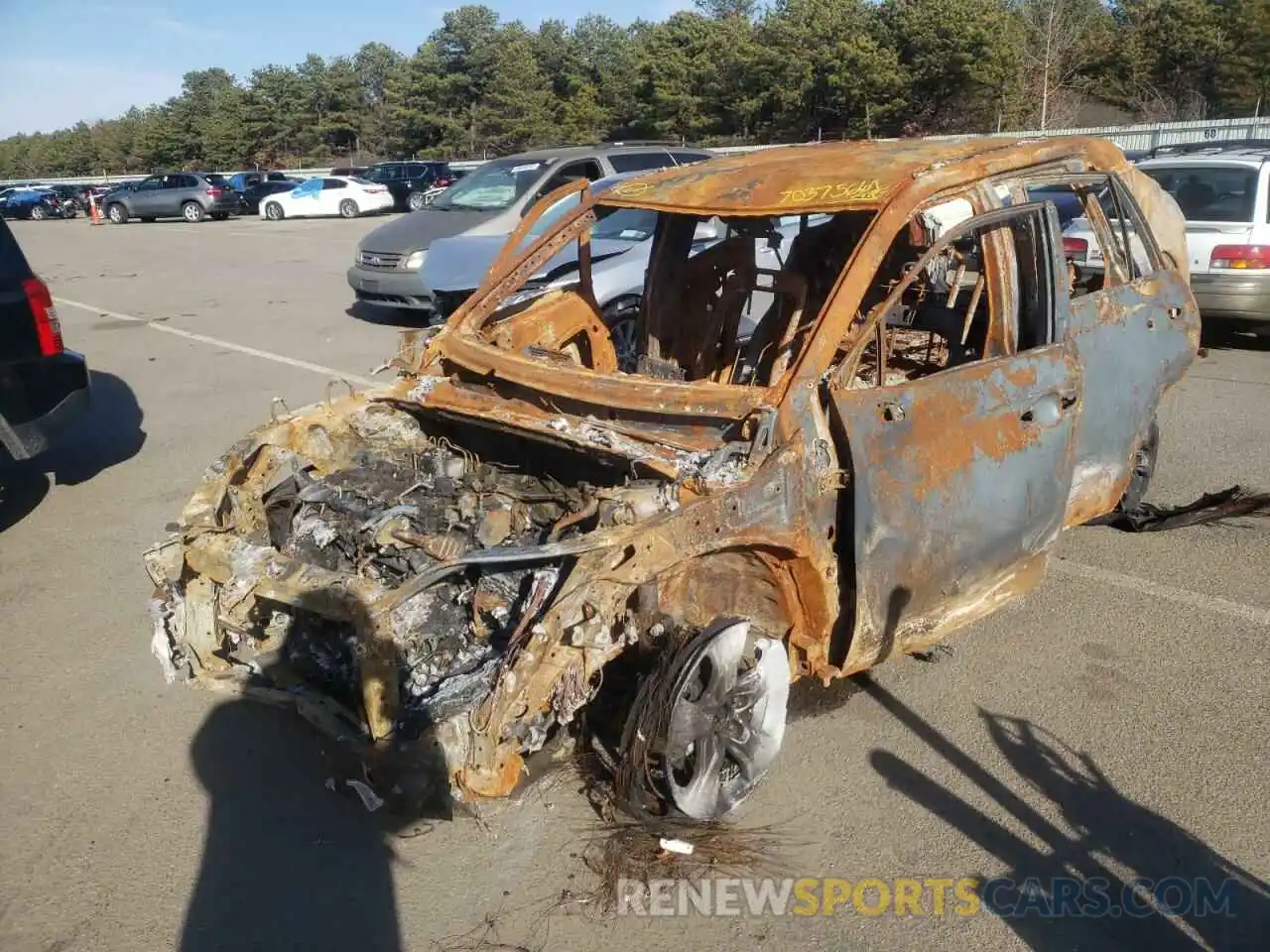 2 Photograph of a damaged car 2T3P1RFV1MW239500 TOYOTA RAV4 2021