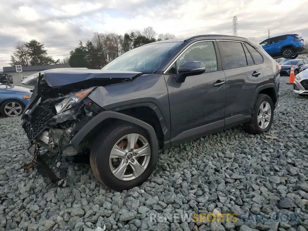 1 Photograph of a damaged car 2T3P1RFV2MC145207 TOYOTA RAV4 2021