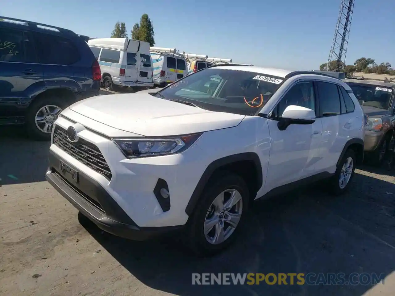 2 Photograph of a damaged car 2T3P1RFV2MC162296 TOYOTA RAV4 2021