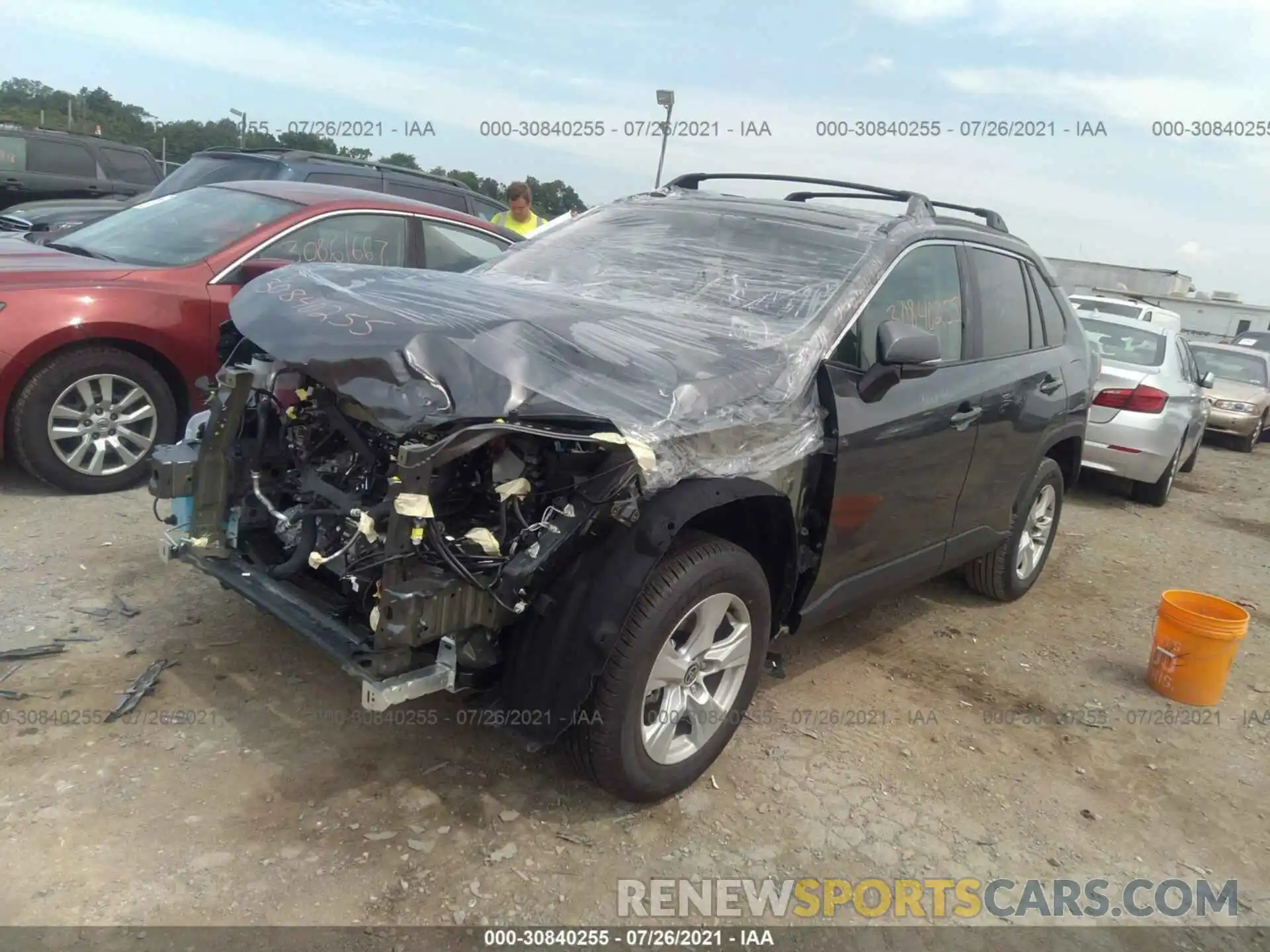 2 Photograph of a damaged car 2T3P1RFV2MC212419 TOYOTA RAV4 2021