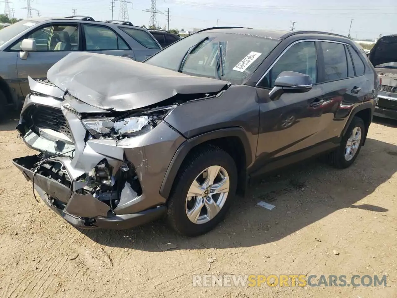 1 Photograph of a damaged car 2T3P1RFV2MC235859 TOYOTA RAV4 2021