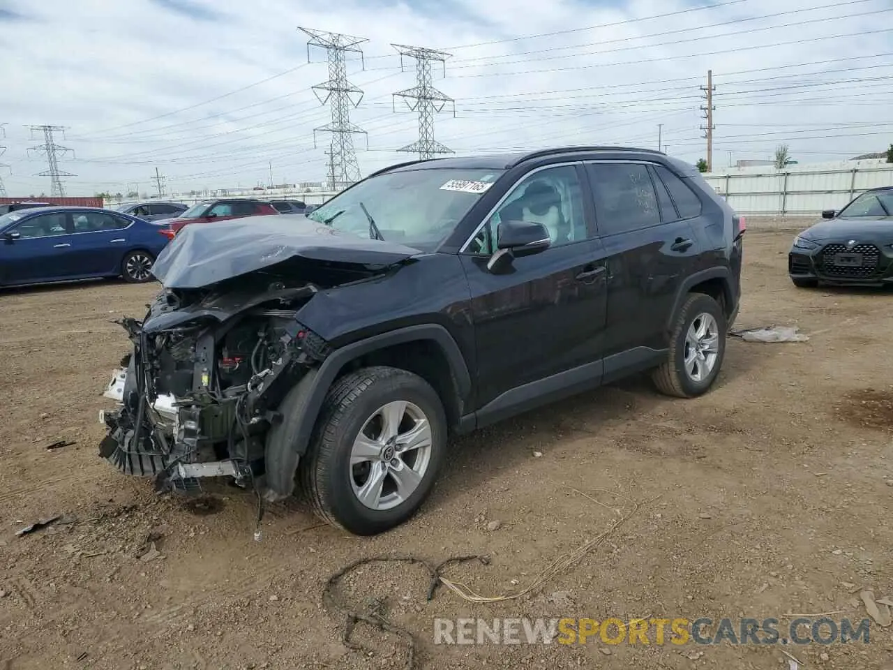 1 Photograph of a damaged car 2T3P1RFV2MW176620 TOYOTA RAV4 2021