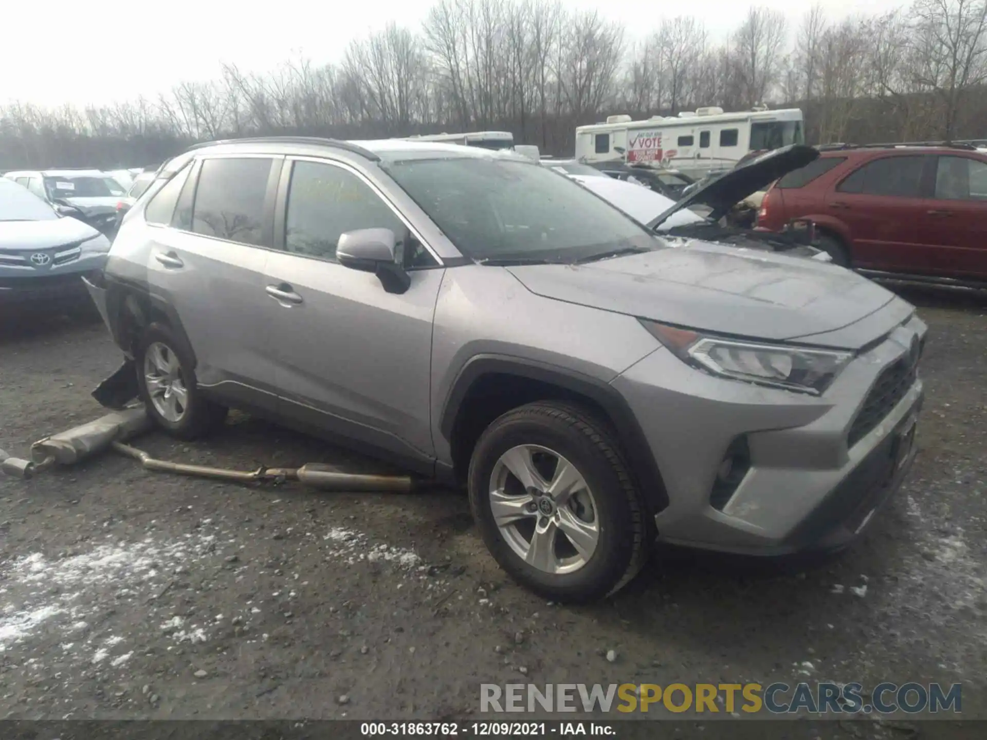 1 Photograph of a damaged car 2T3P1RFV3MC171234 TOYOTA RAV4 2021