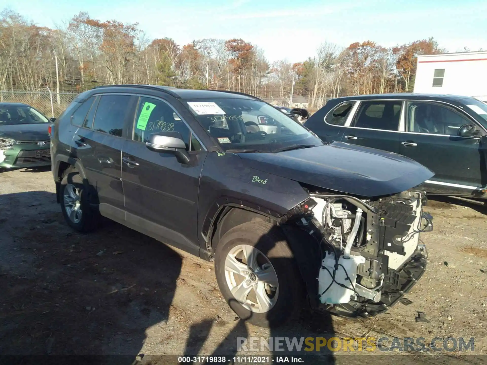 1 Photograph of a damaged car 2T3P1RFV3MC218858 TOYOTA RAV4 2021