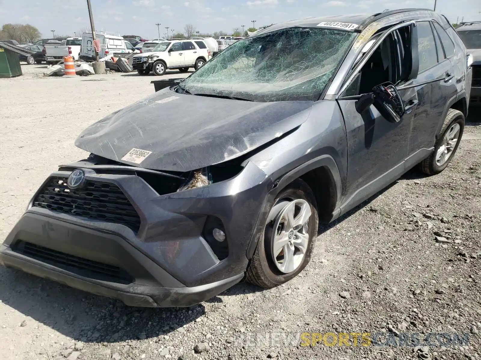 2 Photograph of a damaged car 2T3P1RFV3MW156585 TOYOTA RAV4 2021