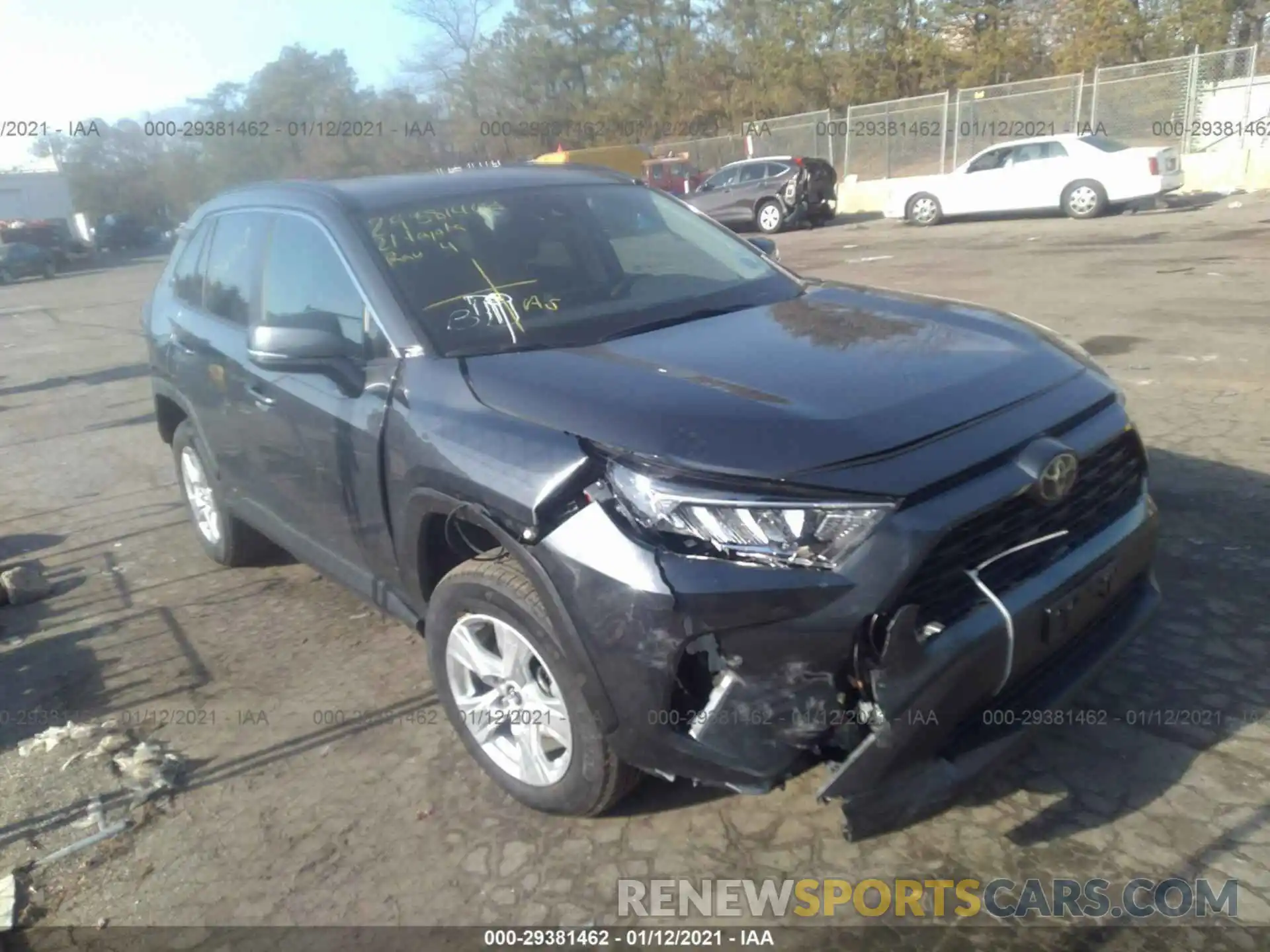 1 Photograph of a damaged car 2T3P1RFV3MW156926 TOYOTA RAV4 2021