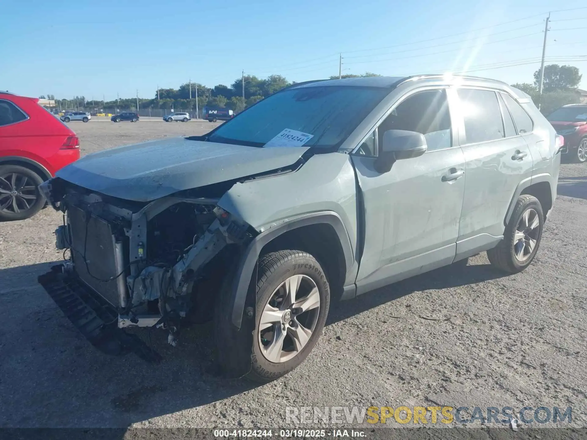 2 Photograph of a damaged car 2T3P1RFV3MW172706 TOYOTA RAV4 2021