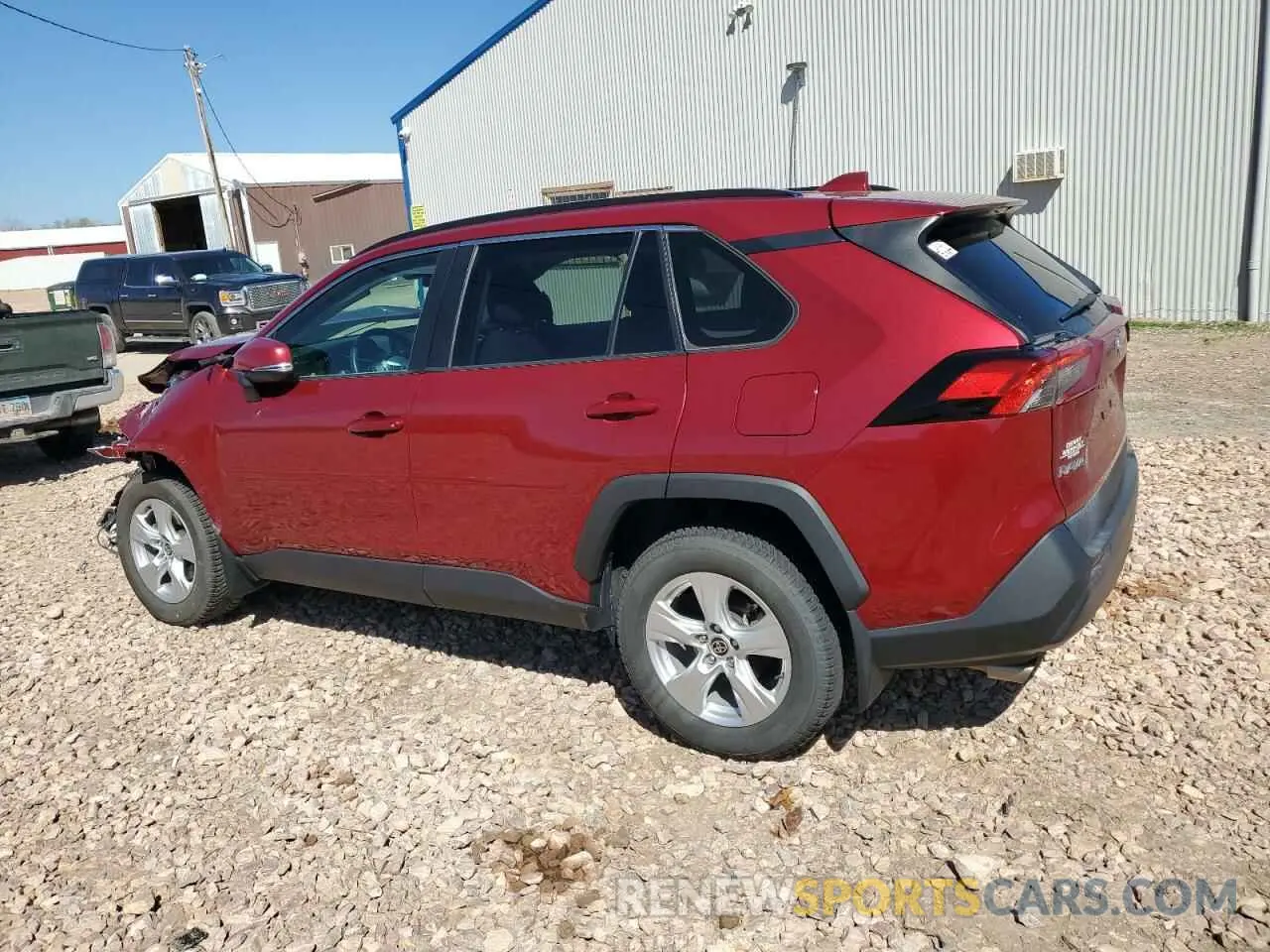 2 Photograph of a damaged car 2T3P1RFV3MW173743 TOYOTA RAV4 2021
