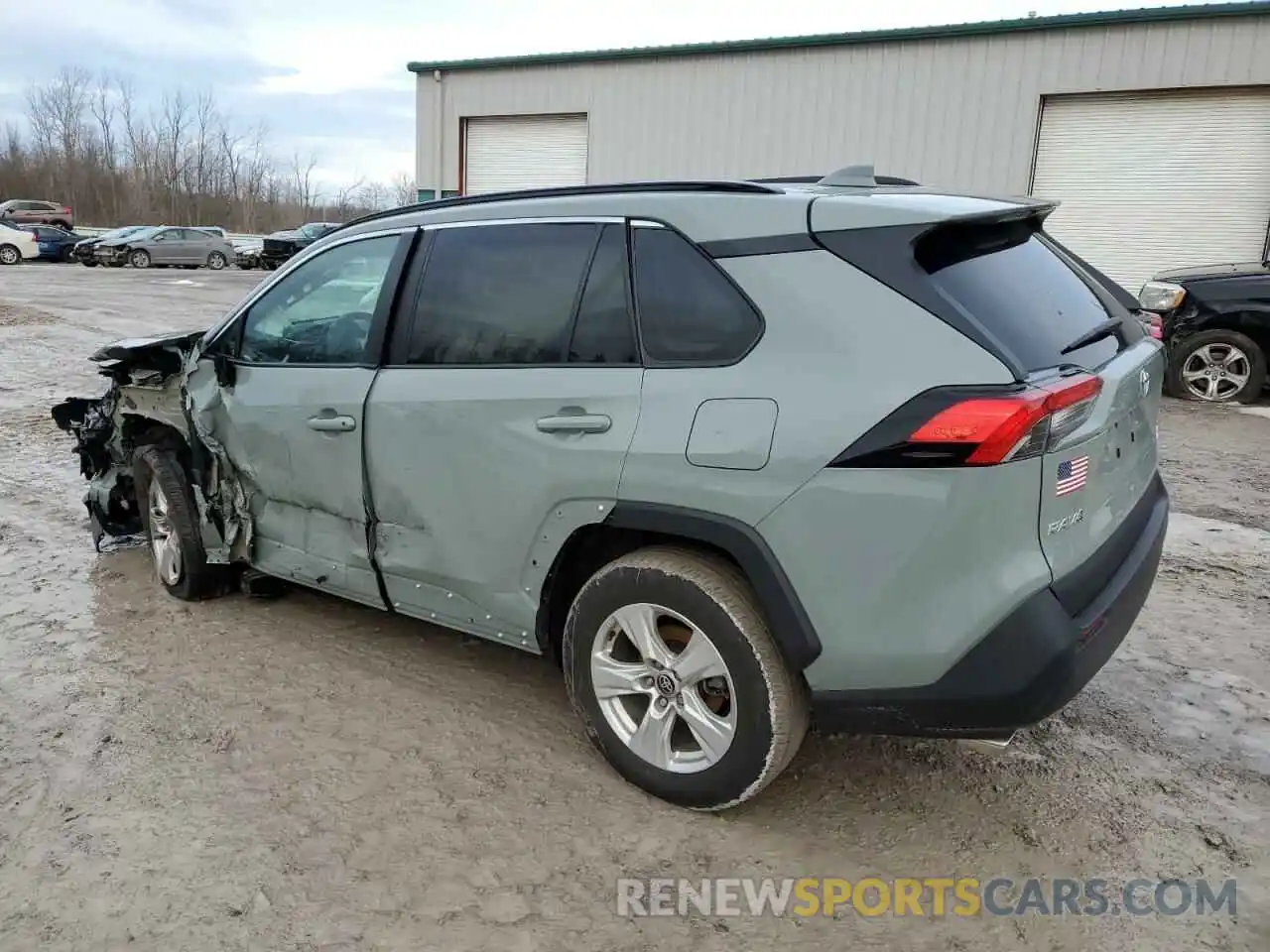 2 Photograph of a damaged car 2T3P1RFV3MW178084 TOYOTA RAV4 2021