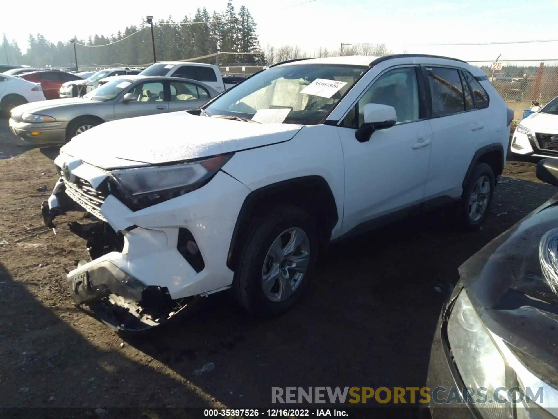 2 Photograph of a damaged car 2T3P1RFV3MW214761 TOYOTA RAV4 2021