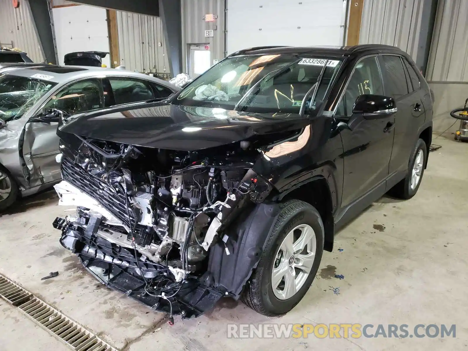 2 Photograph of a damaged car 2T3P1RFV3MW231656 TOYOTA RAV4 2021