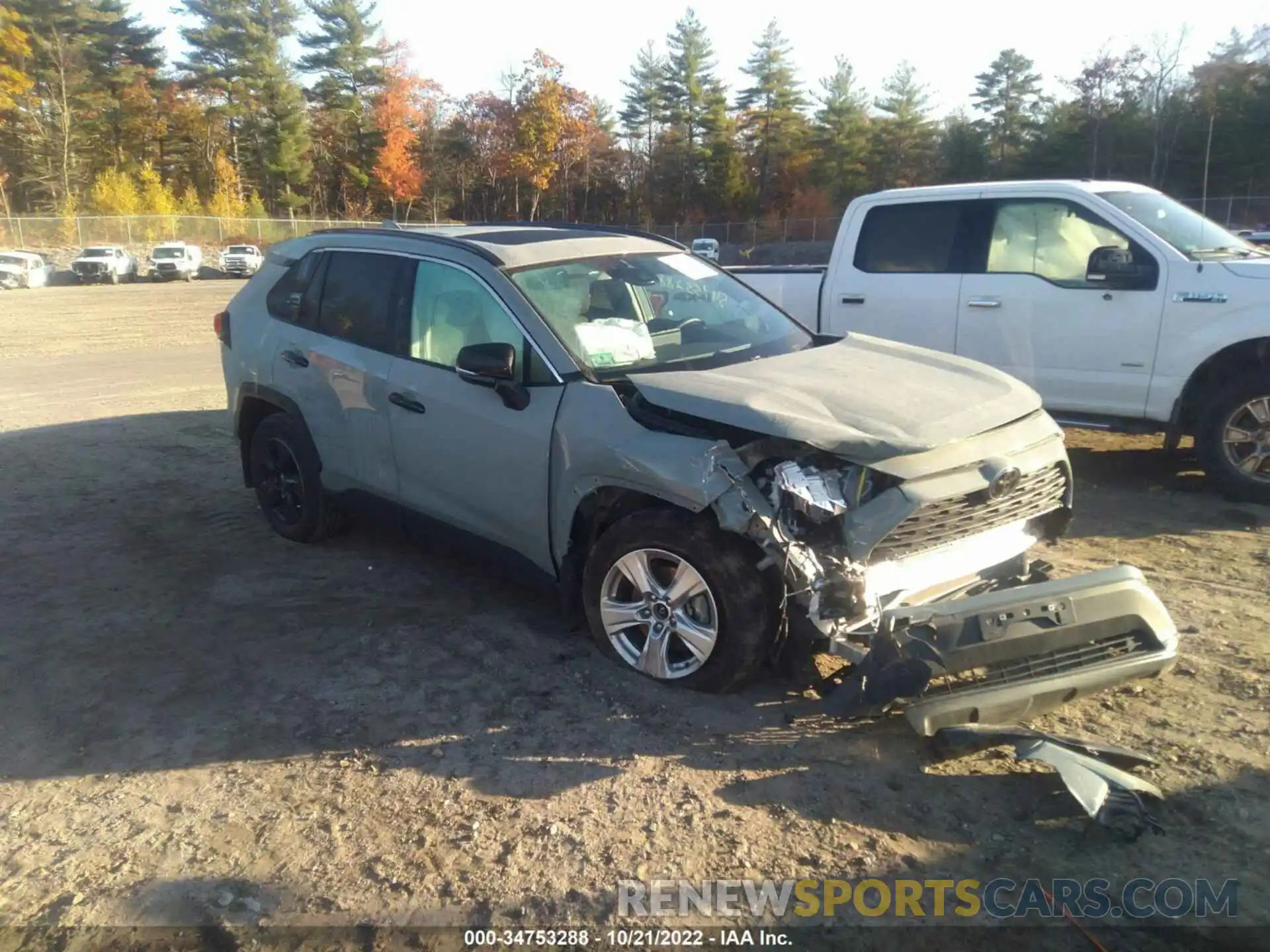 1 Photograph of a damaged car 2T3P1RFV3MW234265 TOYOTA RAV4 2021