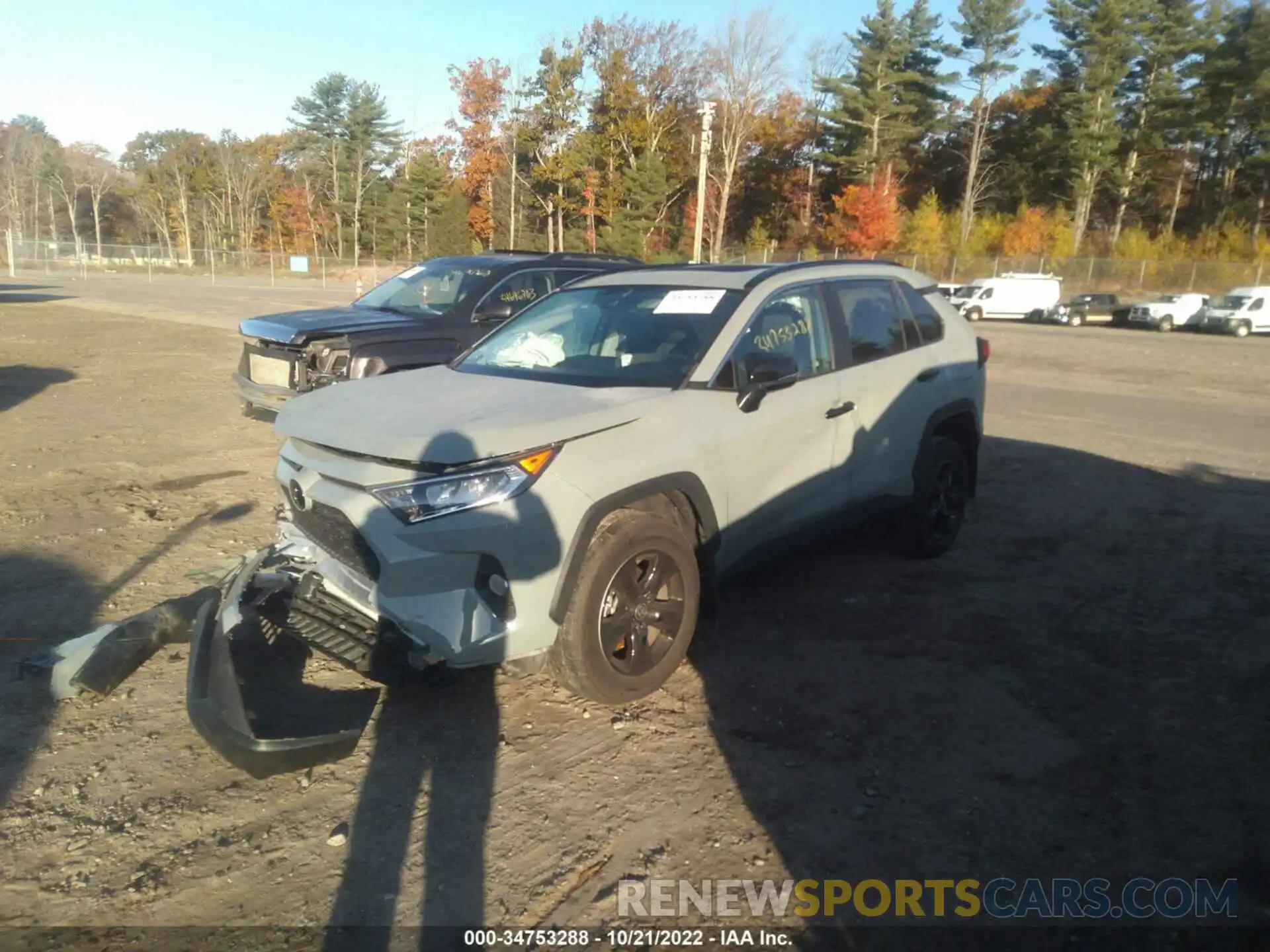 2 Photograph of a damaged car 2T3P1RFV3MW234265 TOYOTA RAV4 2021