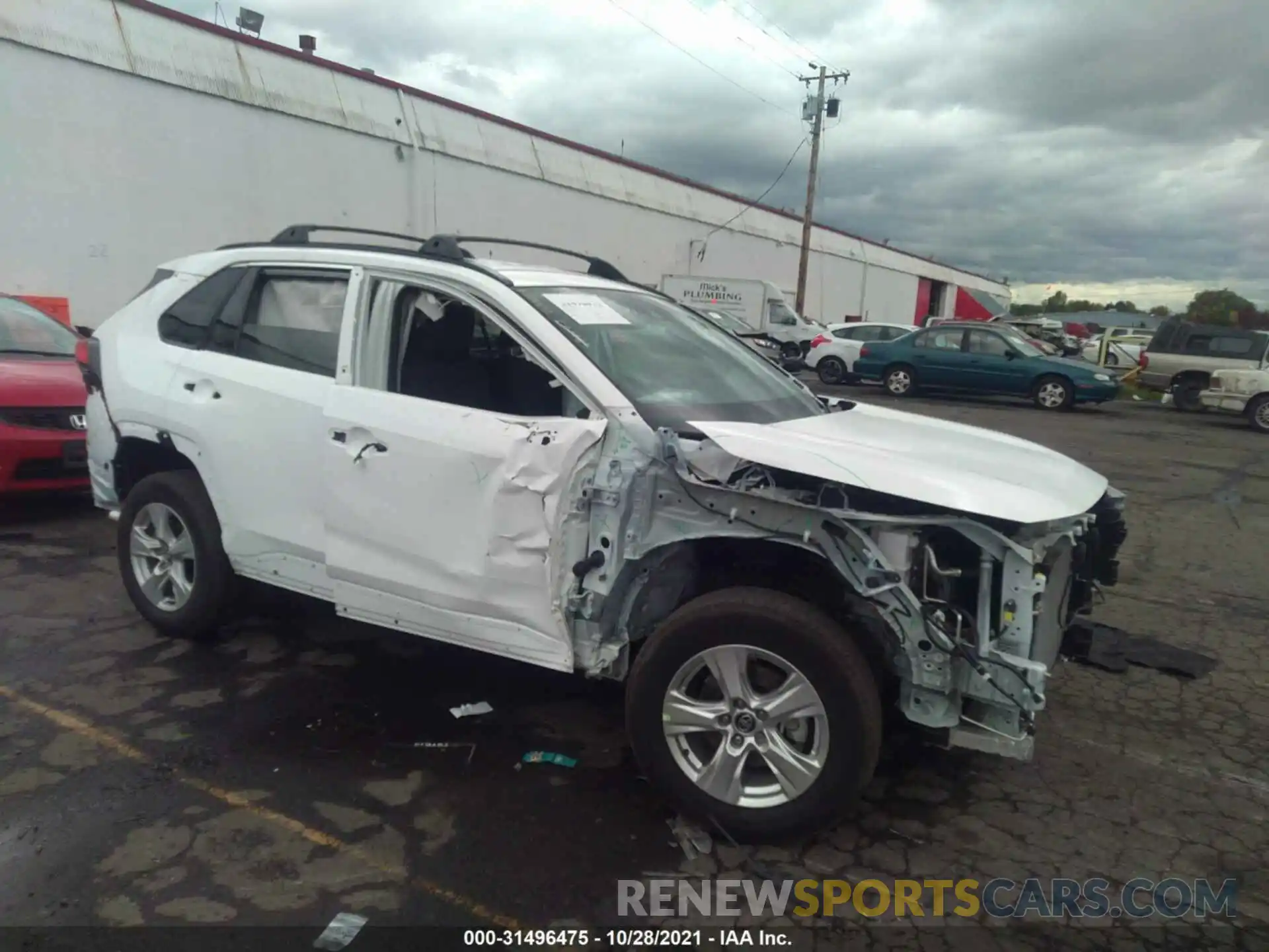 1 Photograph of a damaged car 2T3P1RFV4MC157598 TOYOTA RAV4 2021