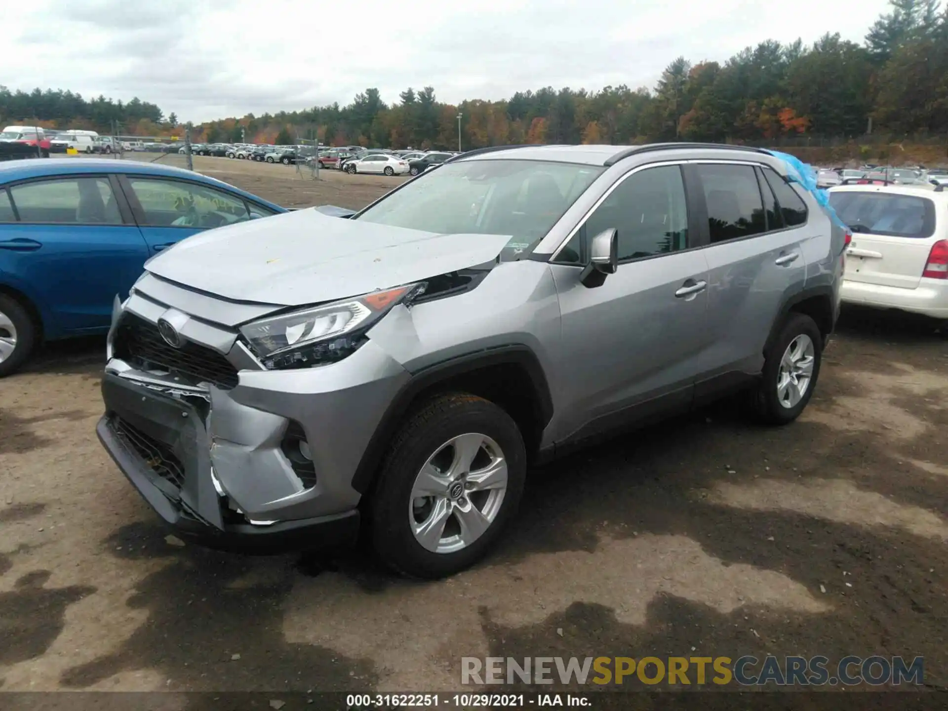 2 Photograph of a damaged car 2T3P1RFV4MC167791 TOYOTA RAV4 2021