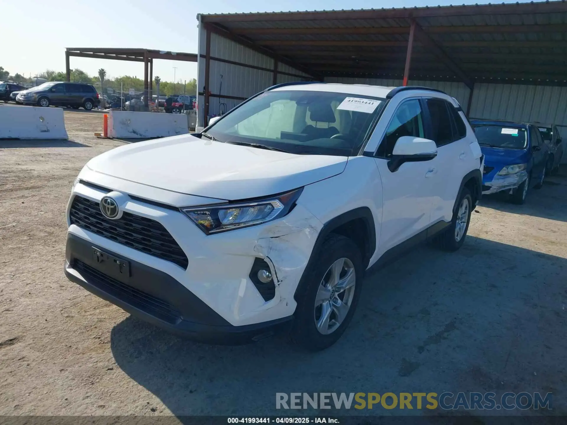 2 Photograph of a damaged car 2T3P1RFV4MC176328 TOYOTA RAV4 2021