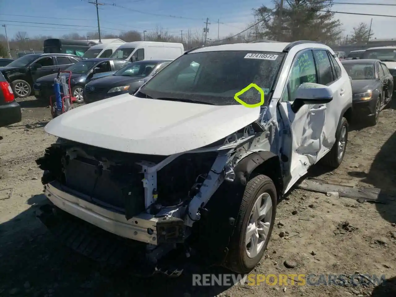 2 Photograph of a damaged car 2T3P1RFV4MC179116 TOYOTA RAV4 2021