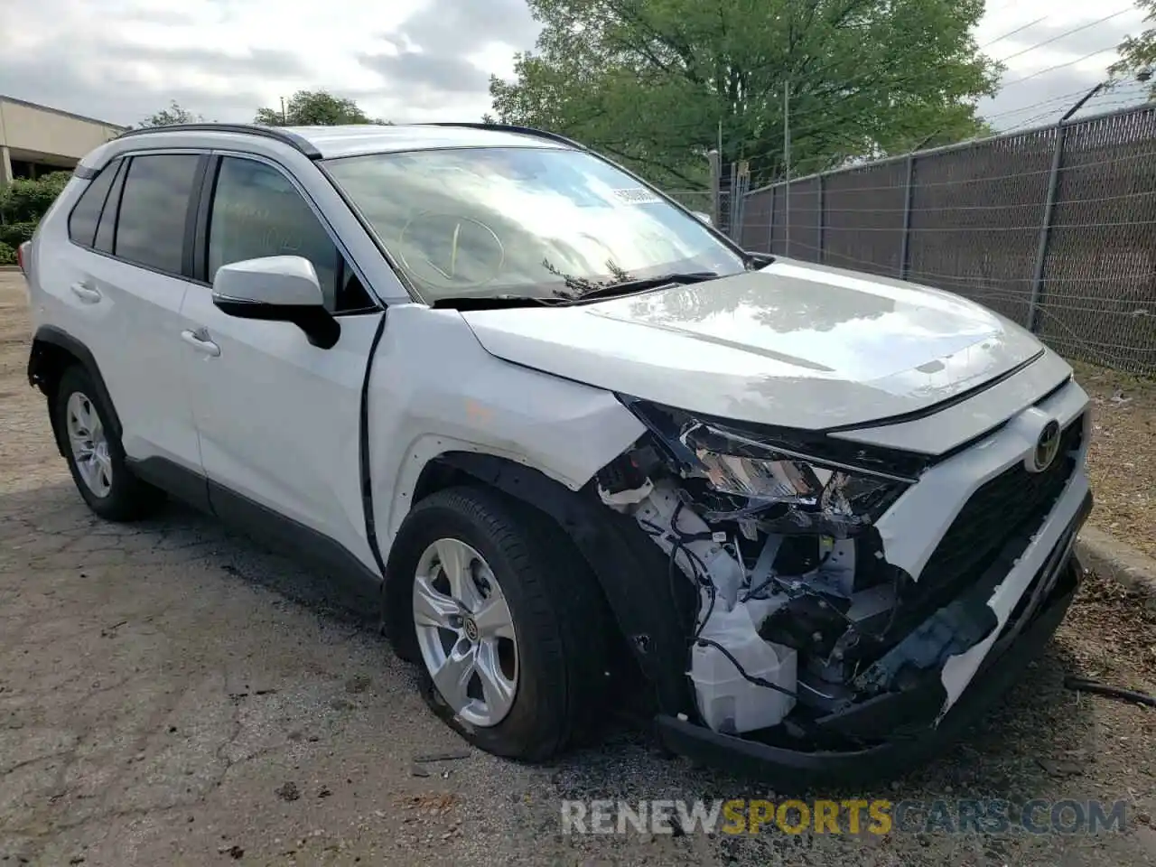 1 Photograph of a damaged car 2T3P1RFV4MC233627 TOYOTA RAV4 2021