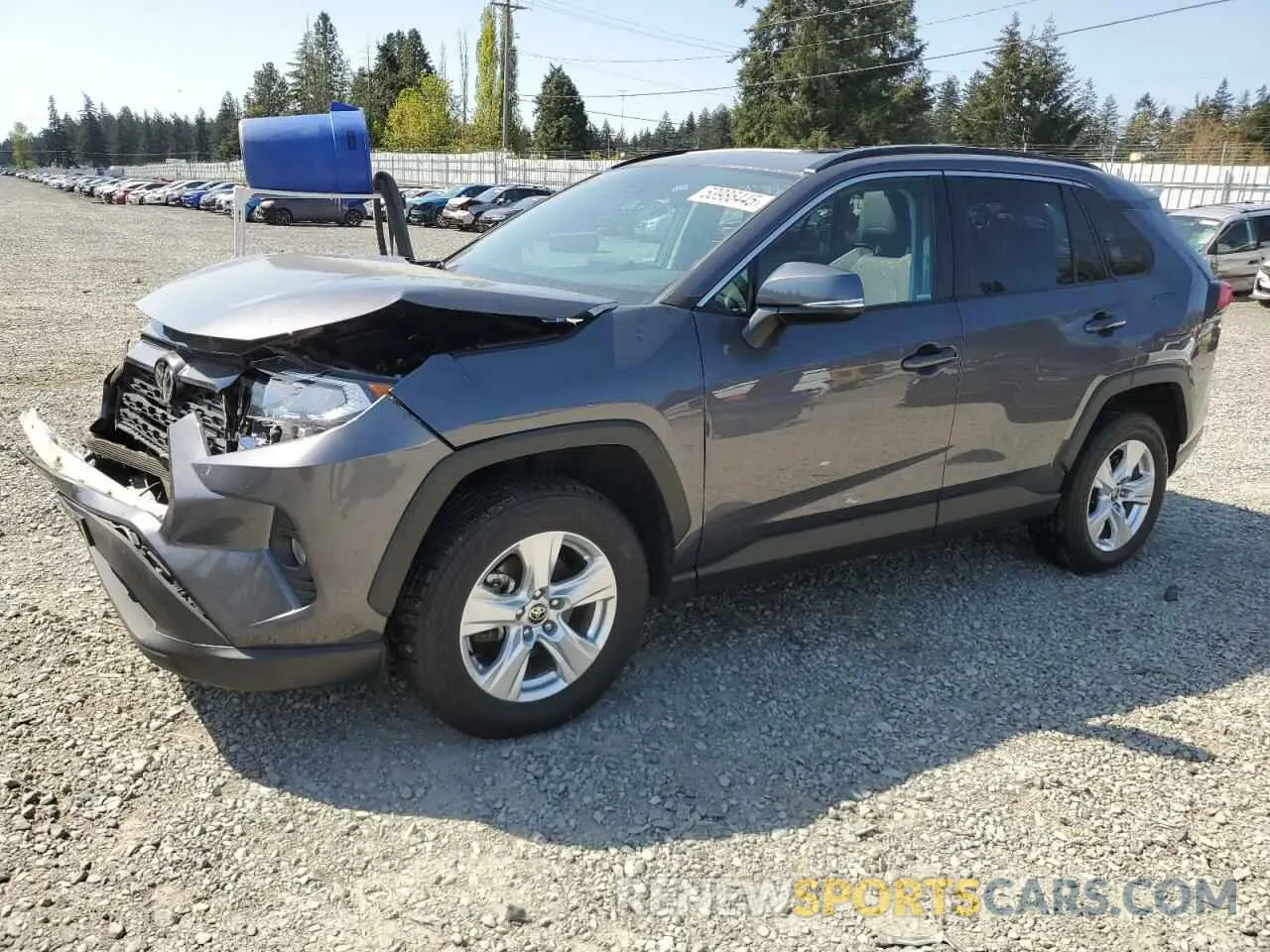 1 Photograph of a damaged car 2T3P1RFV4MC247401 TOYOTA RAV4 2021