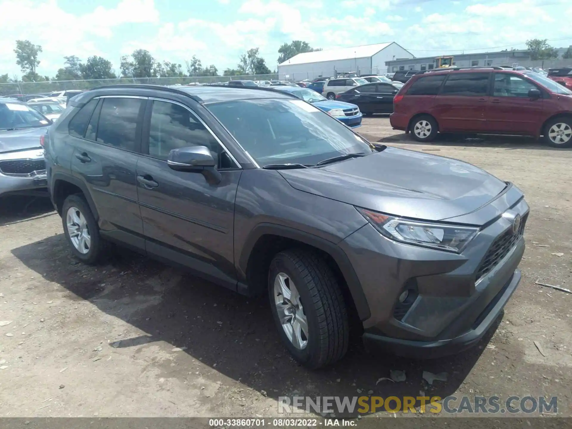 1 Photograph of a damaged car 2T3P1RFV4MC250475 TOYOTA RAV4 2021