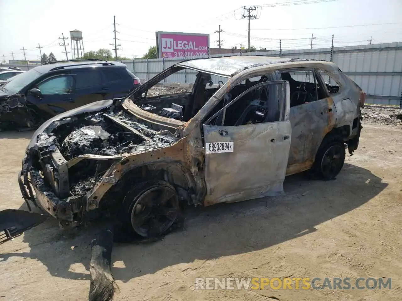 1 Photograph of a damaged car 2T3P1RFV4MW141304 TOYOTA RAV4 2021