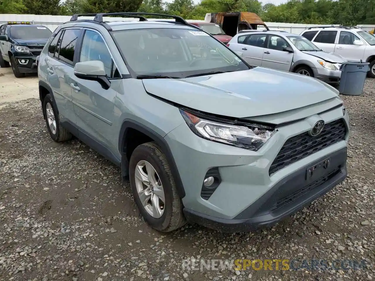 1 Photograph of a damaged car 2T3P1RFV4MW173444 TOYOTA RAV4 2021