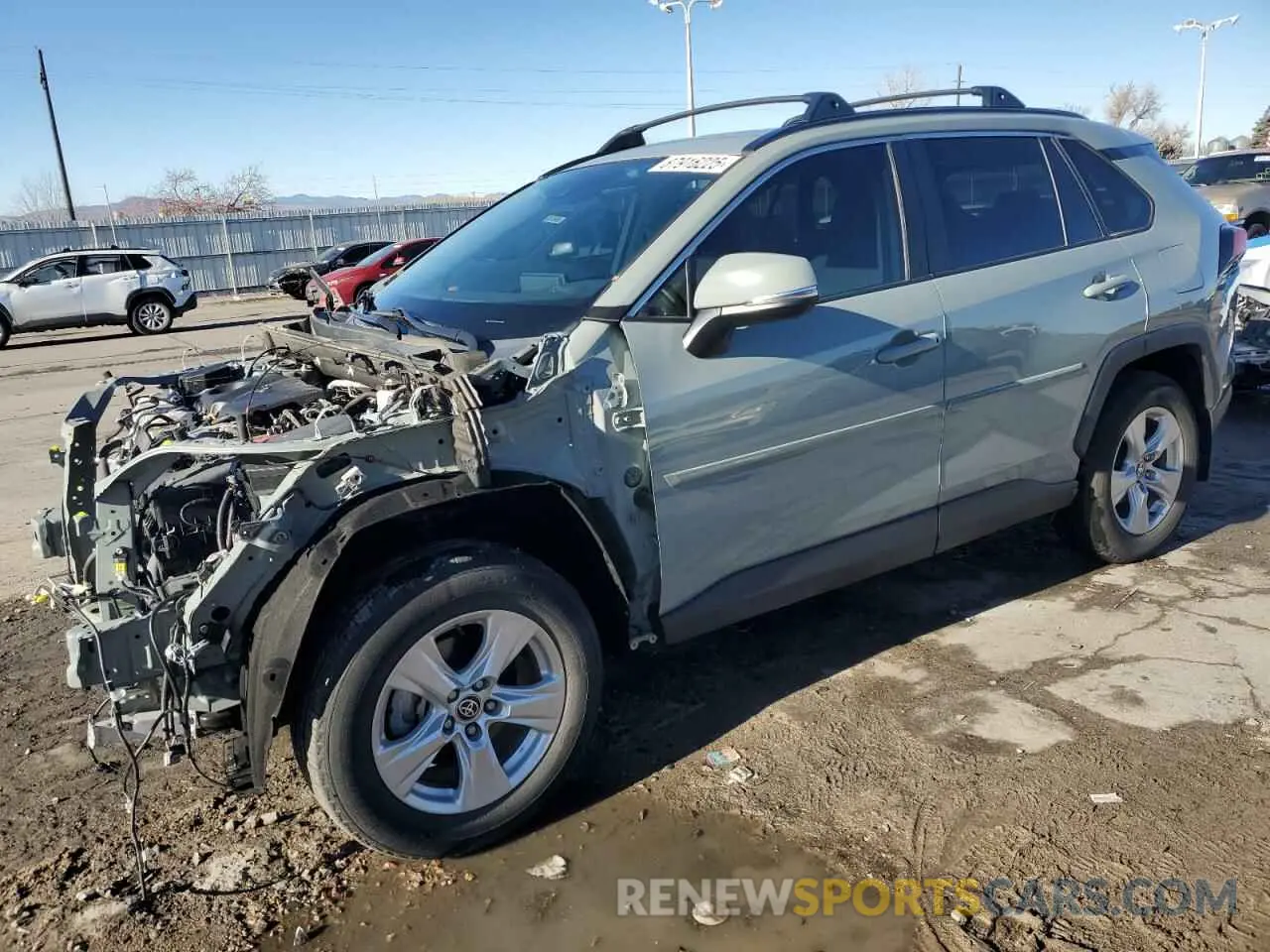 1 Photograph of a damaged car 2T3P1RFV4MW182385 TOYOTA RAV4 2021
