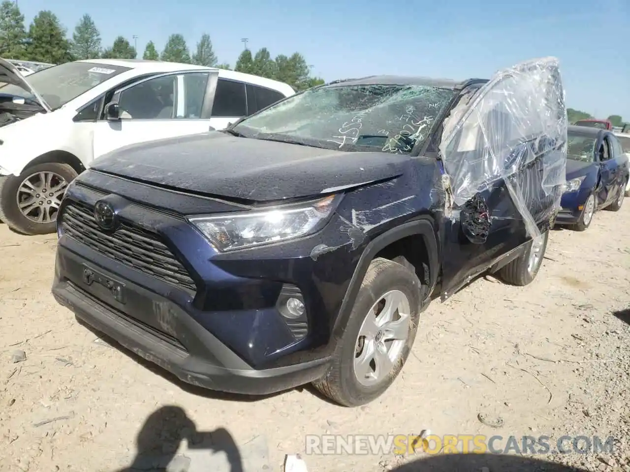 2 Photograph of a damaged car 2T3P1RFV4MW186081 TOYOTA RAV4 2021