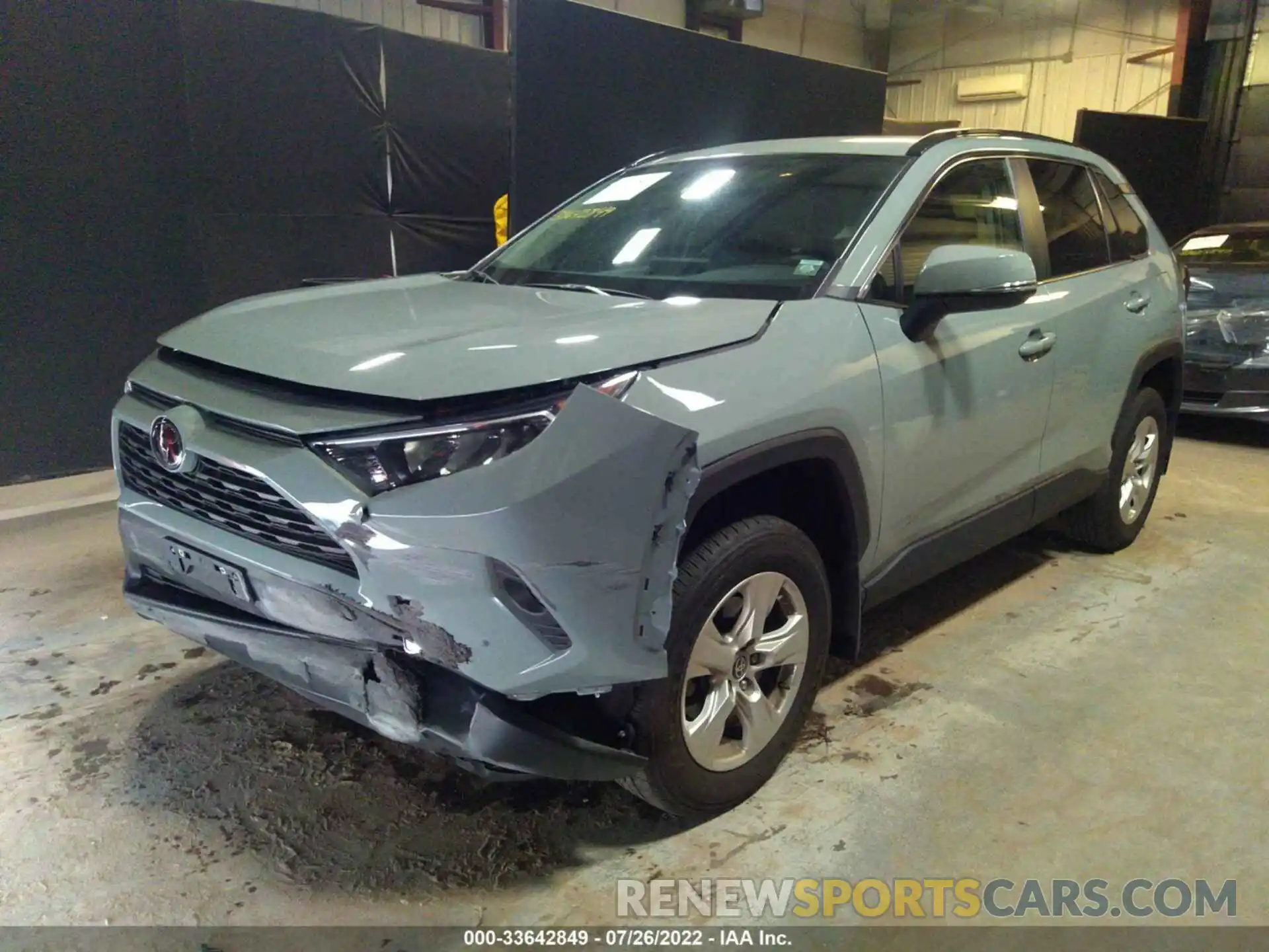 2 Photograph of a damaged car 2T3P1RFV4MW216647 TOYOTA RAV4 2021