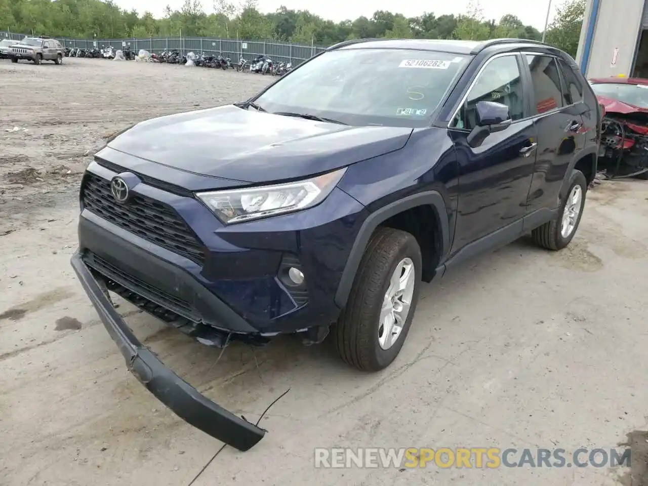 2 Photograph of a damaged car 2T3P1RFV4MW218303 TOYOTA RAV4 2021