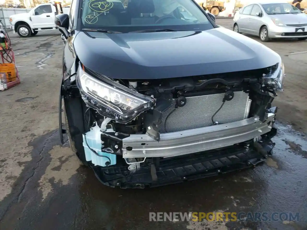 9 Photograph of a damaged car 2T3P1RFV4MW243590 TOYOTA RAV4 2021