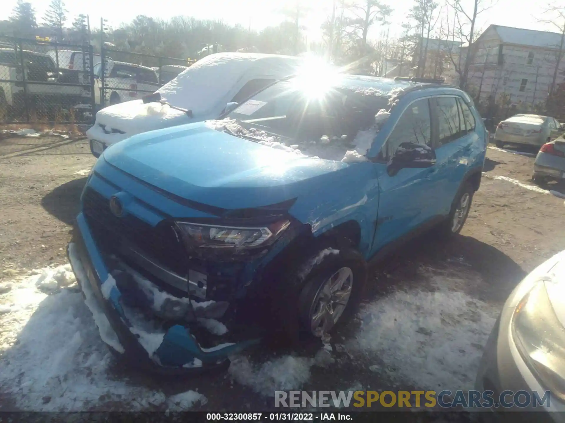 2 Photograph of a damaged car 2T3P1RFV5MC142740 TOYOTA RAV4 2021