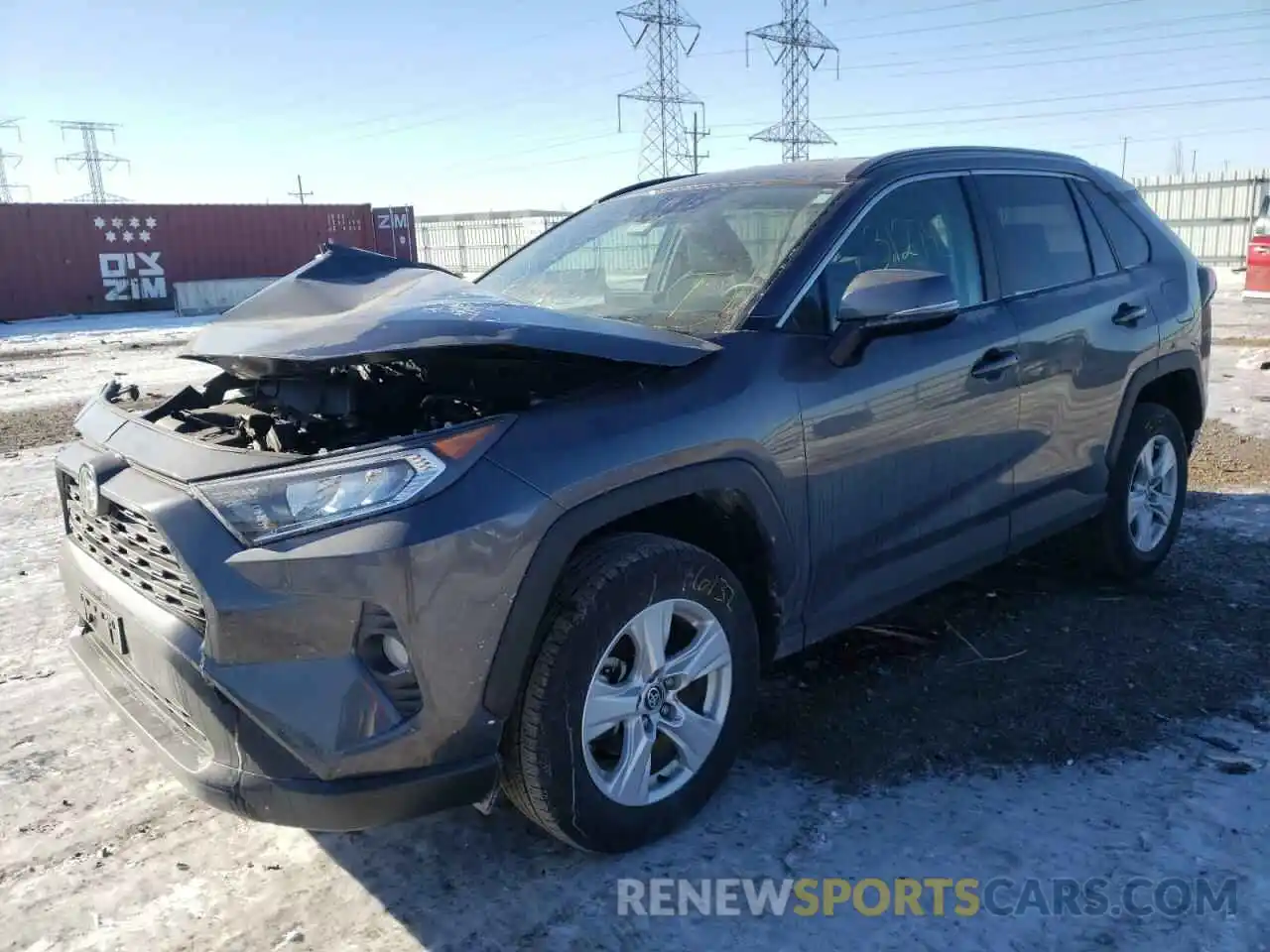 2 Photograph of a damaged car 2T3P1RFV5MC173065 TOYOTA RAV4 2021