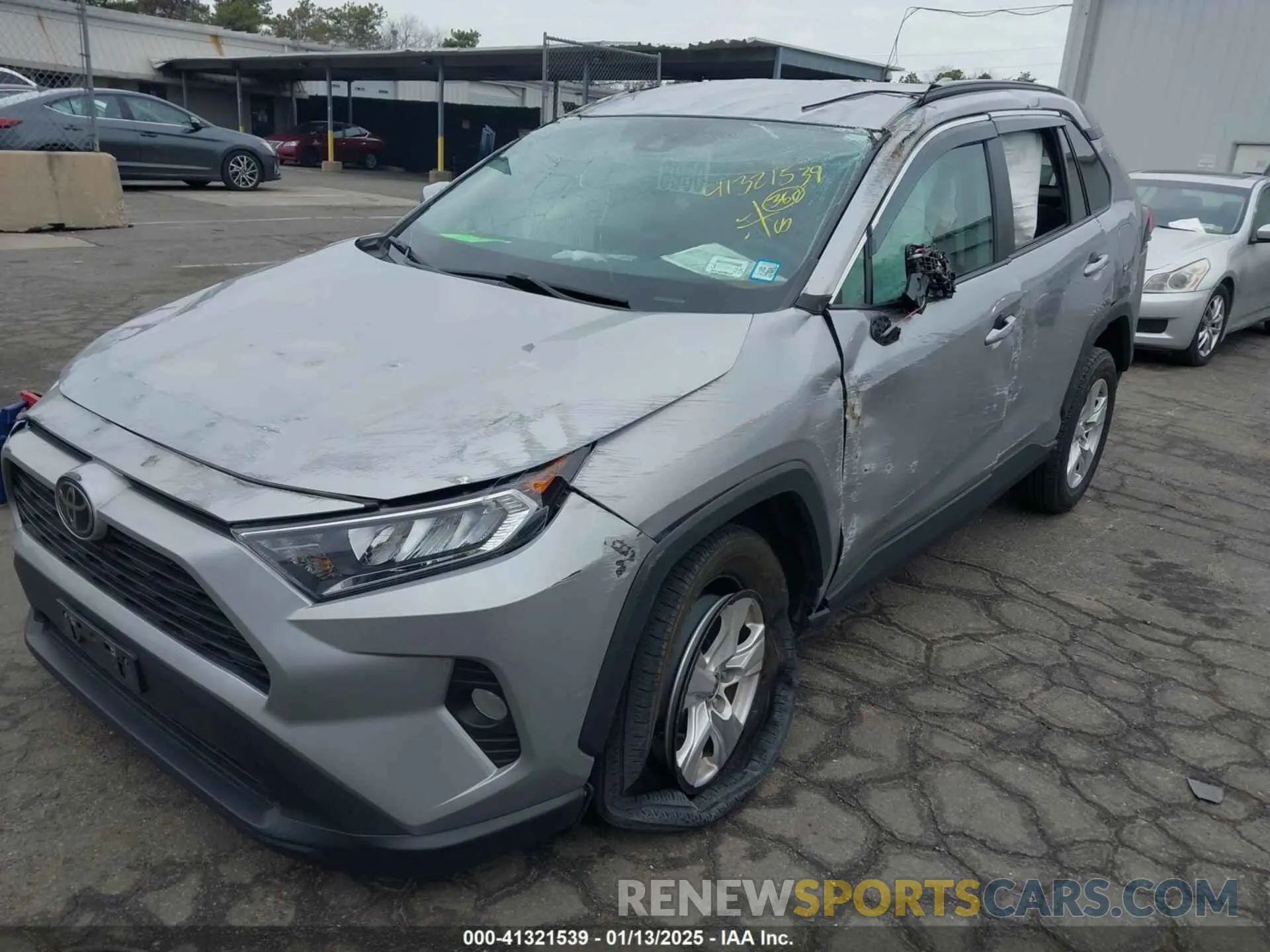 2 Photograph of a damaged car 2T3P1RFV5MC184292 TOYOTA RAV4 2021